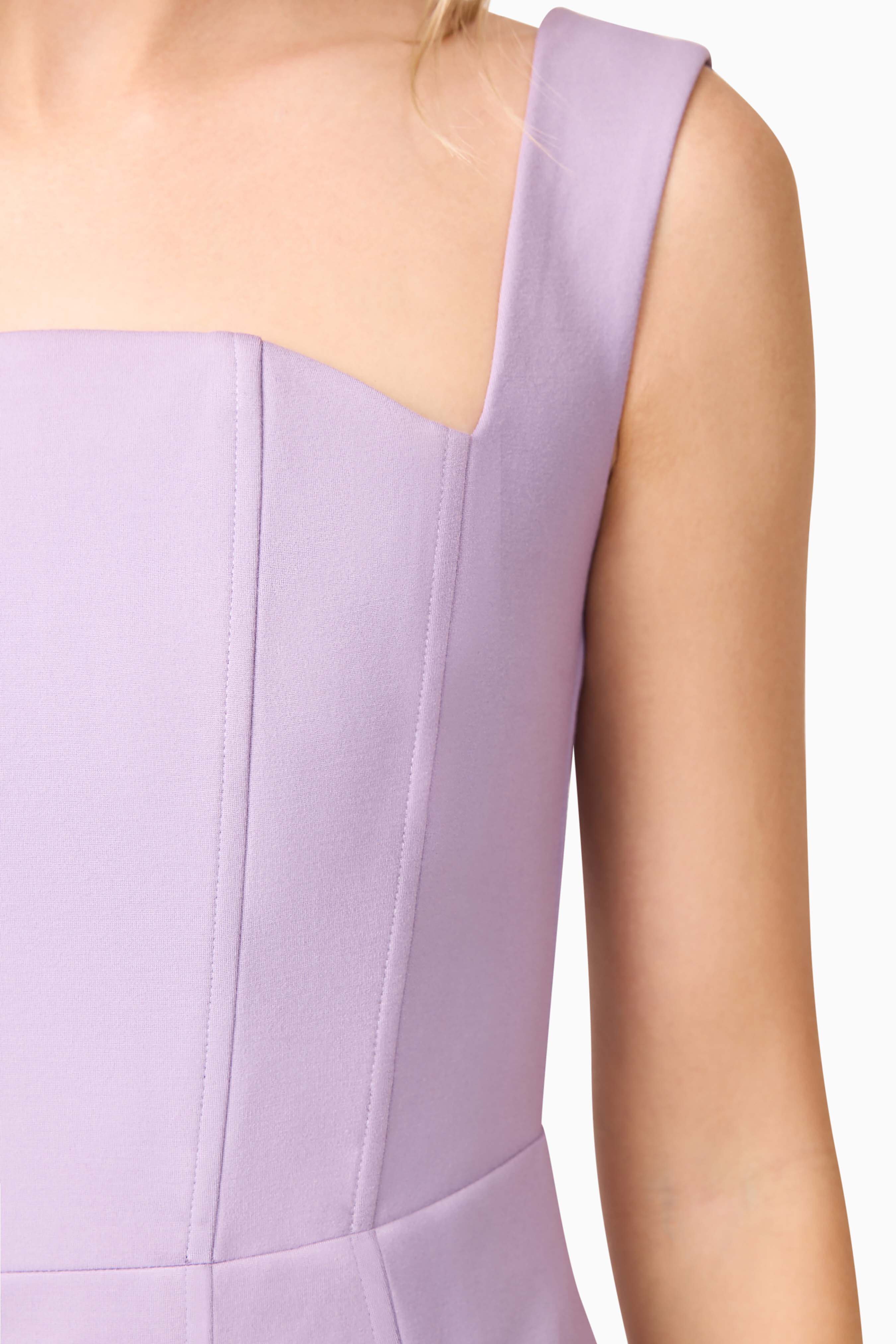 Alina Corset Mini Dress in Purple - Image 6