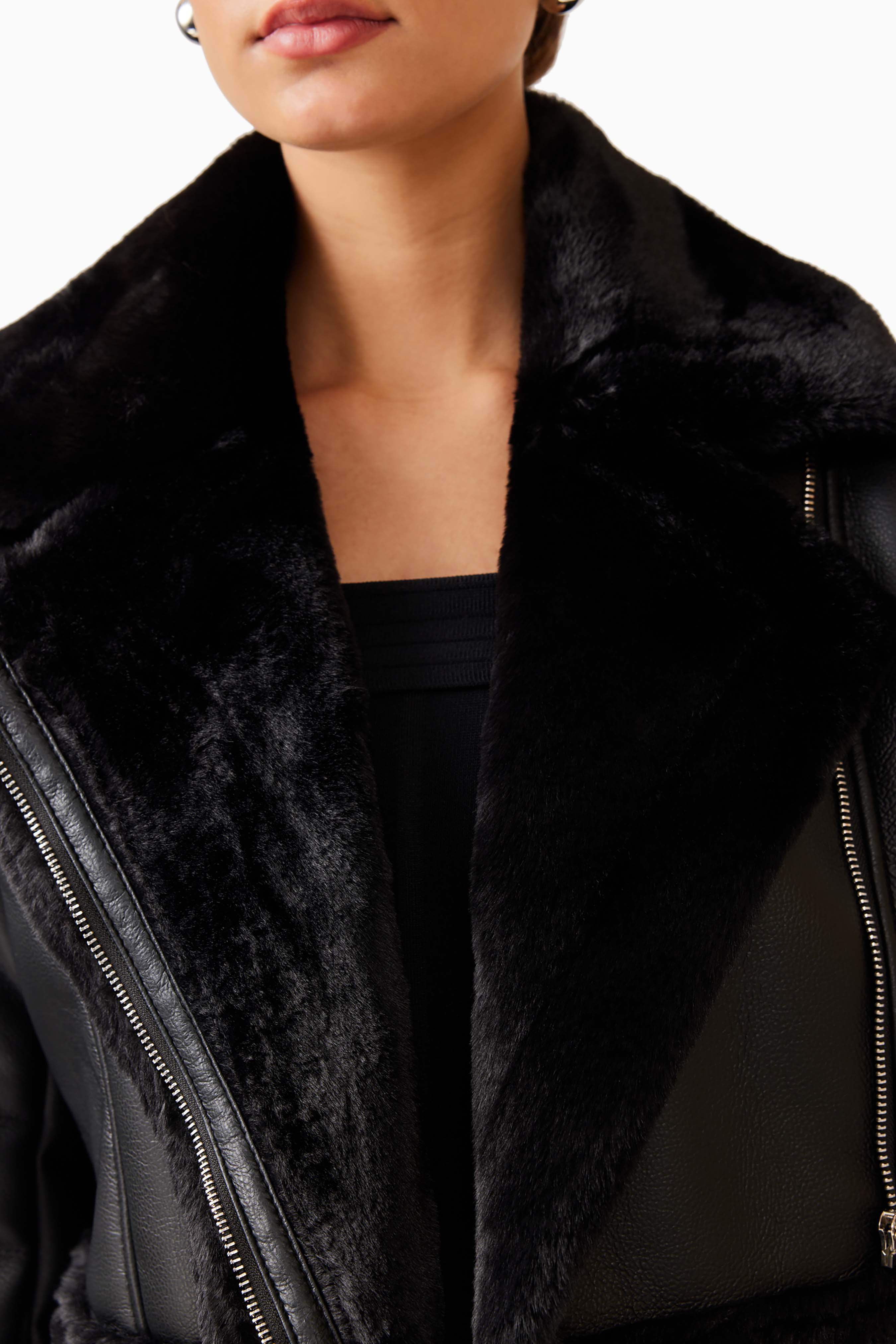 Alta Cropped Jacket in Black - Image 7