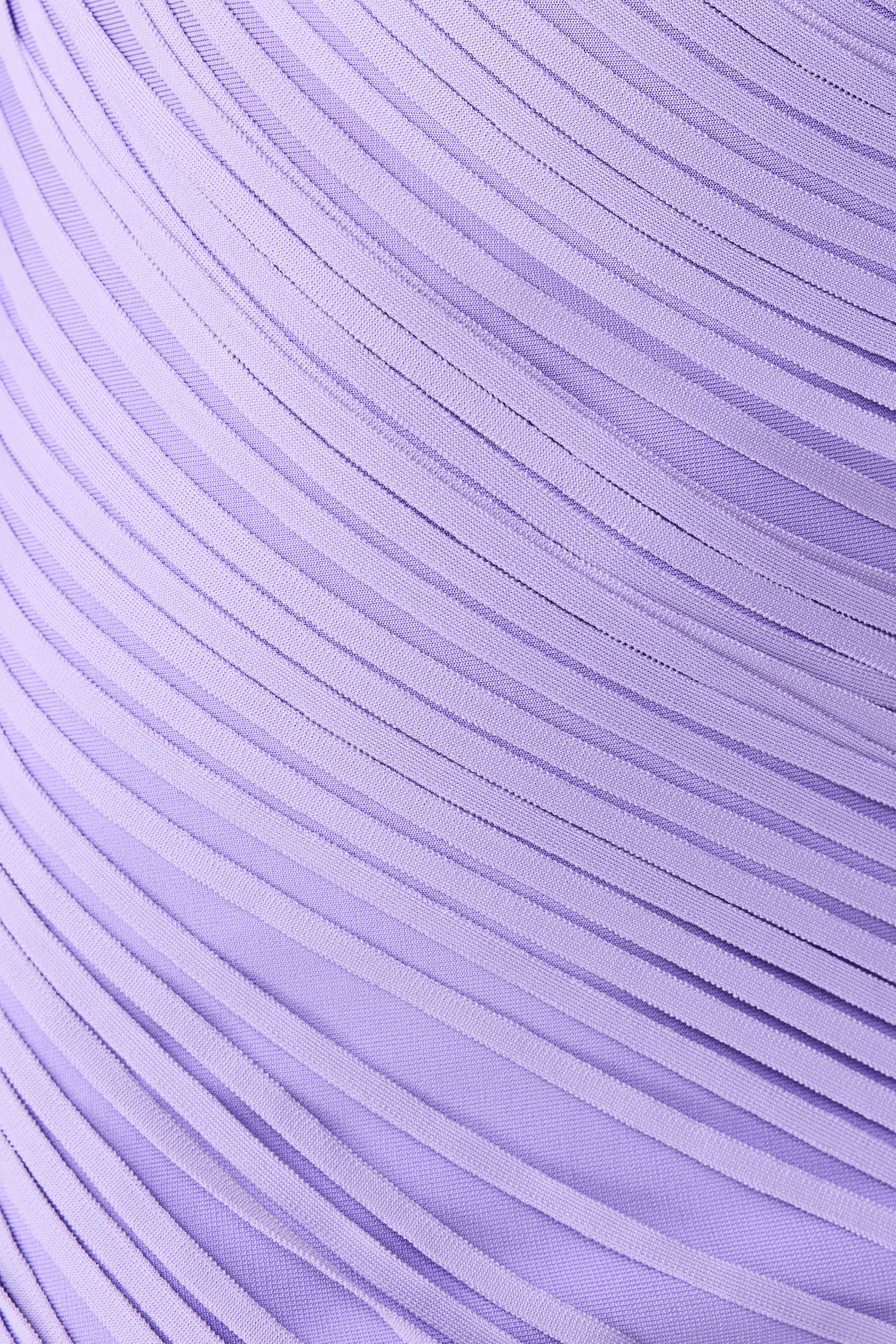 Alya Asymmetrical Midi Dress in Purple - Image 7