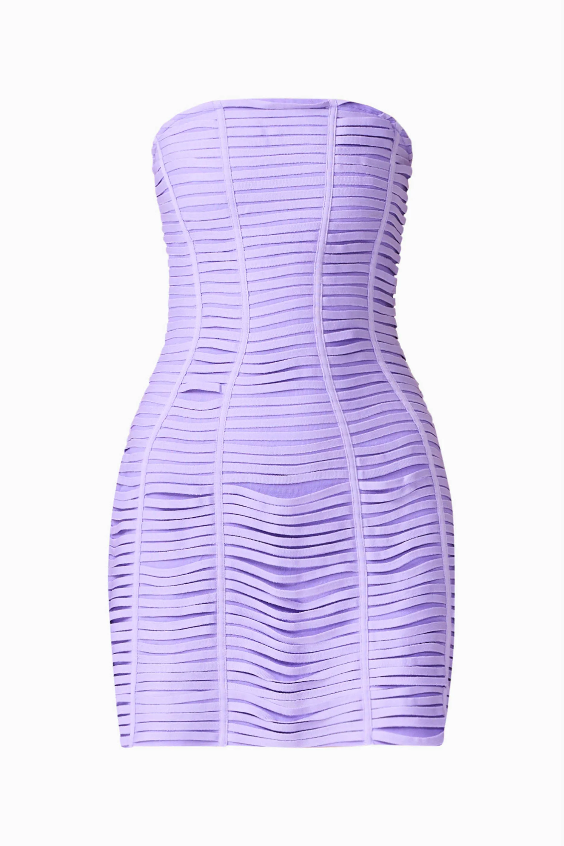 Alya Strapless Mini Dress in Purple - Image 10