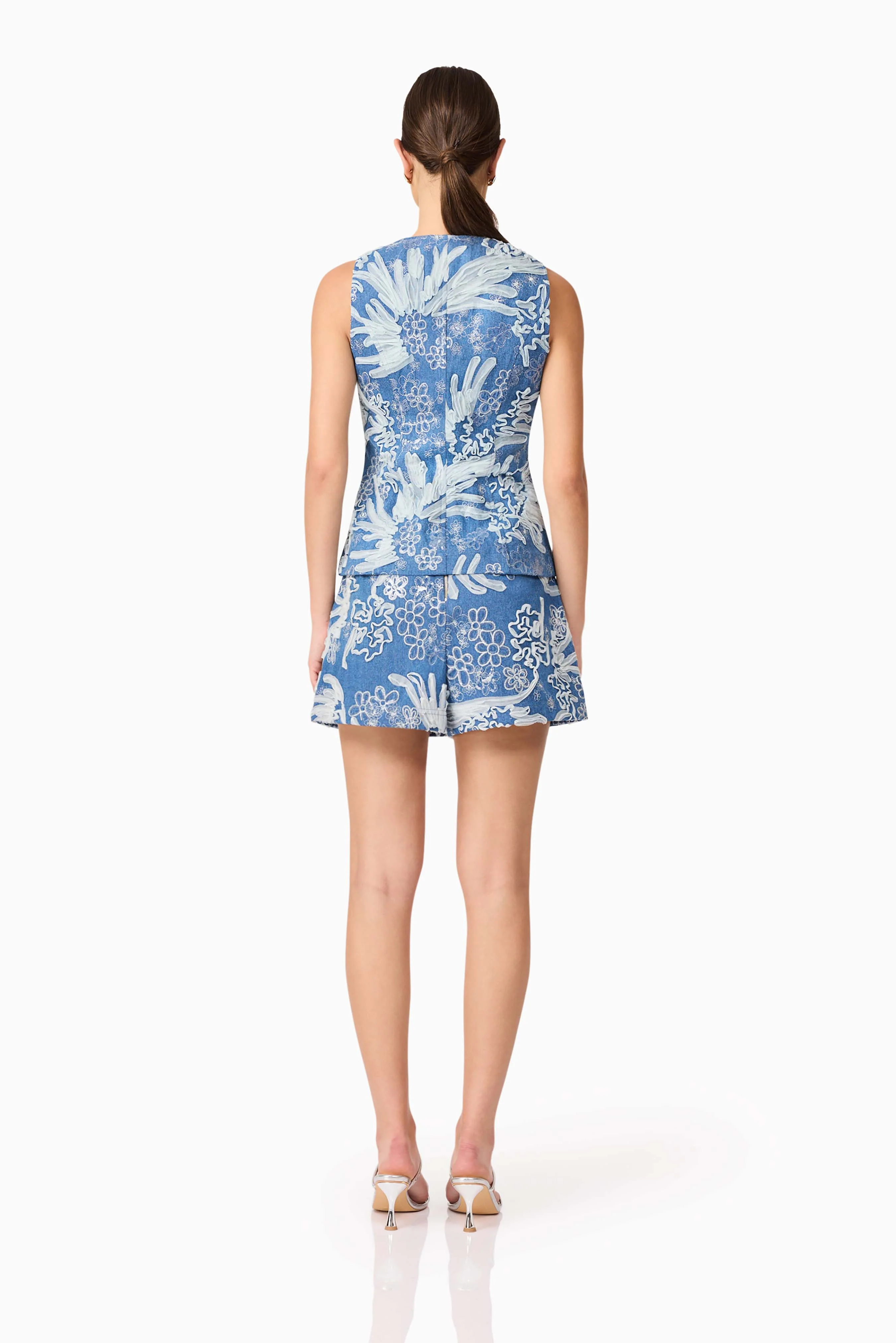 Anneliese Denim Set in Blue - Image 4