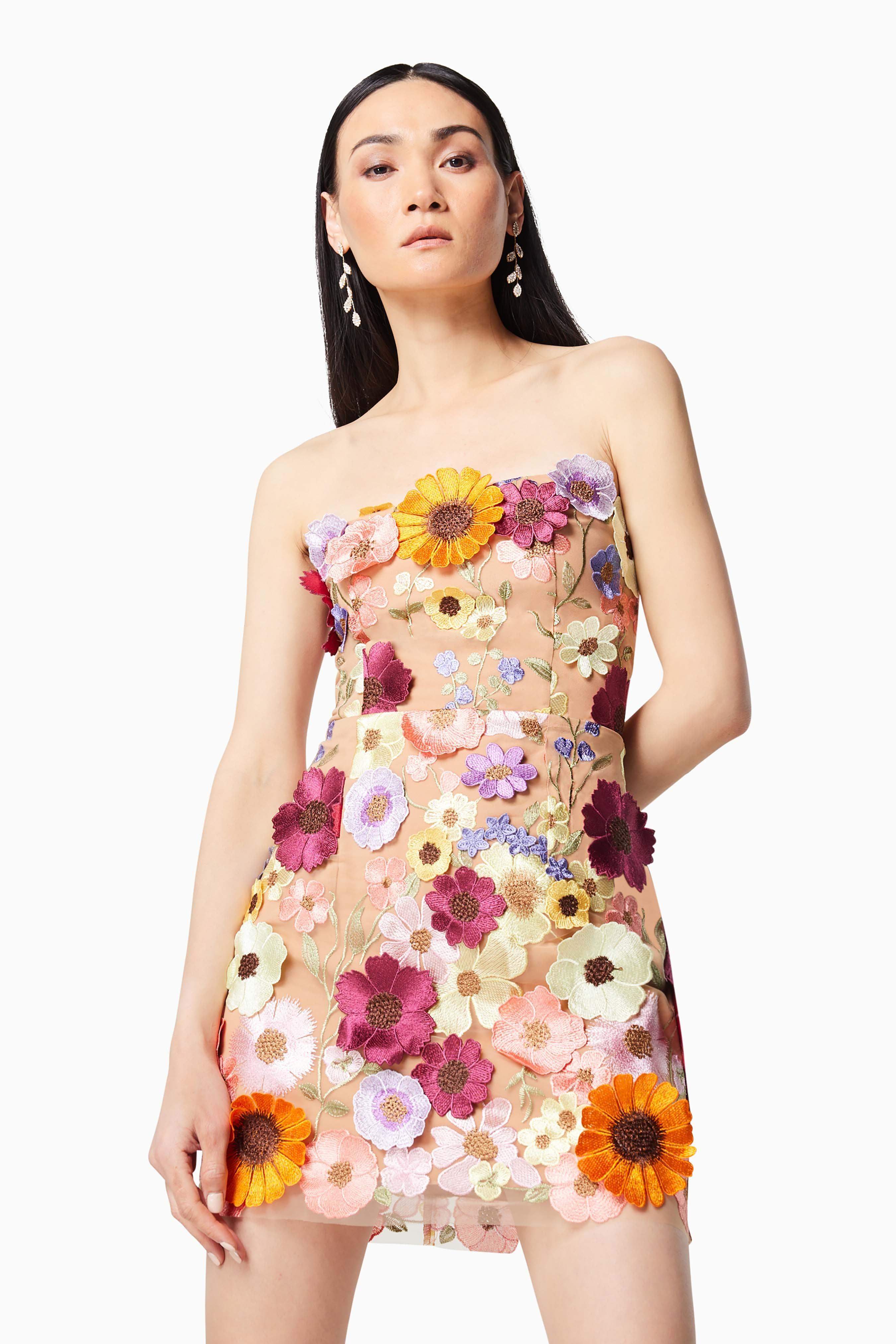 Arabella Strapless Mini Dress In Pink - Image 6