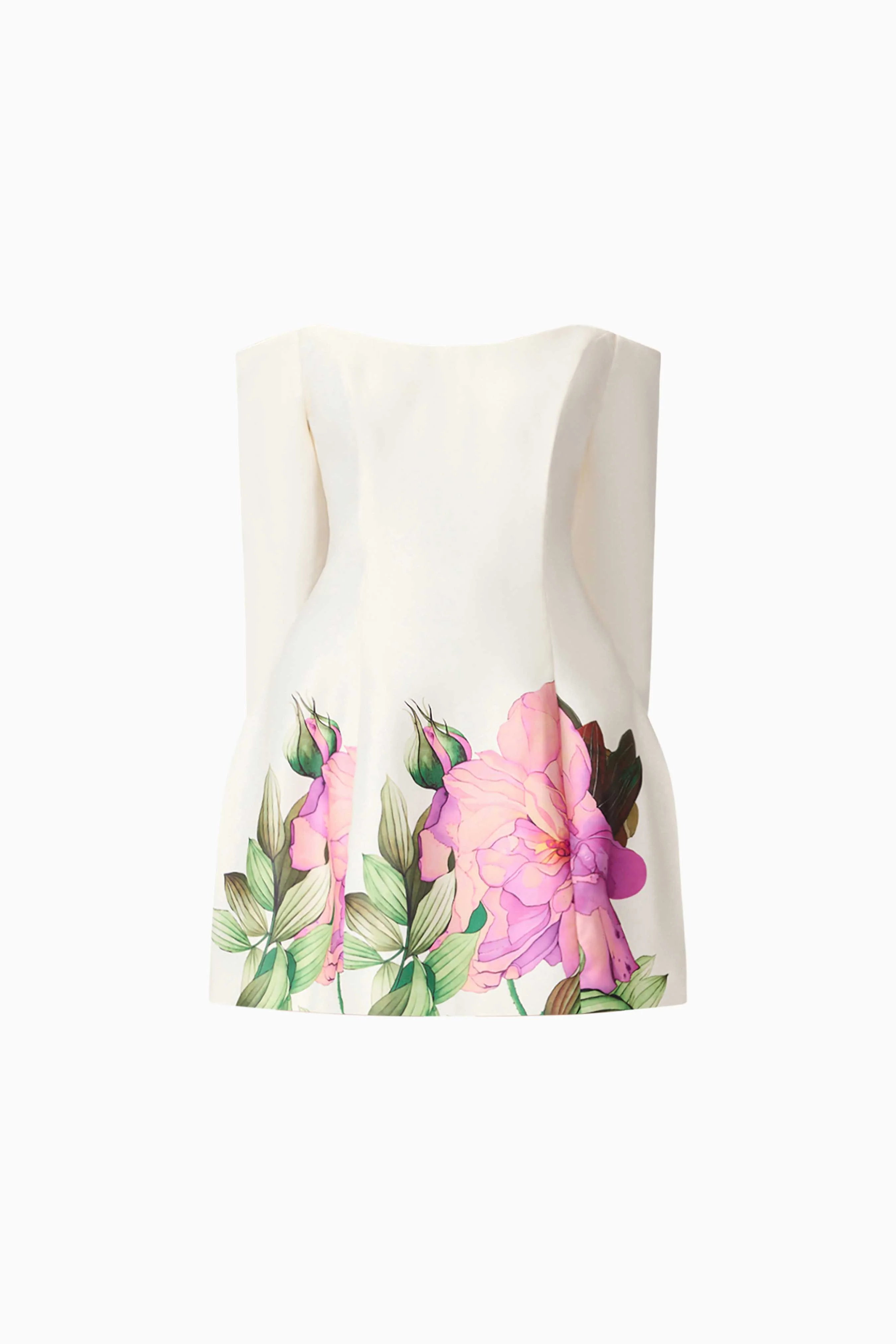 Azelie Off The Shoulder Mini Dress in White - Image 7