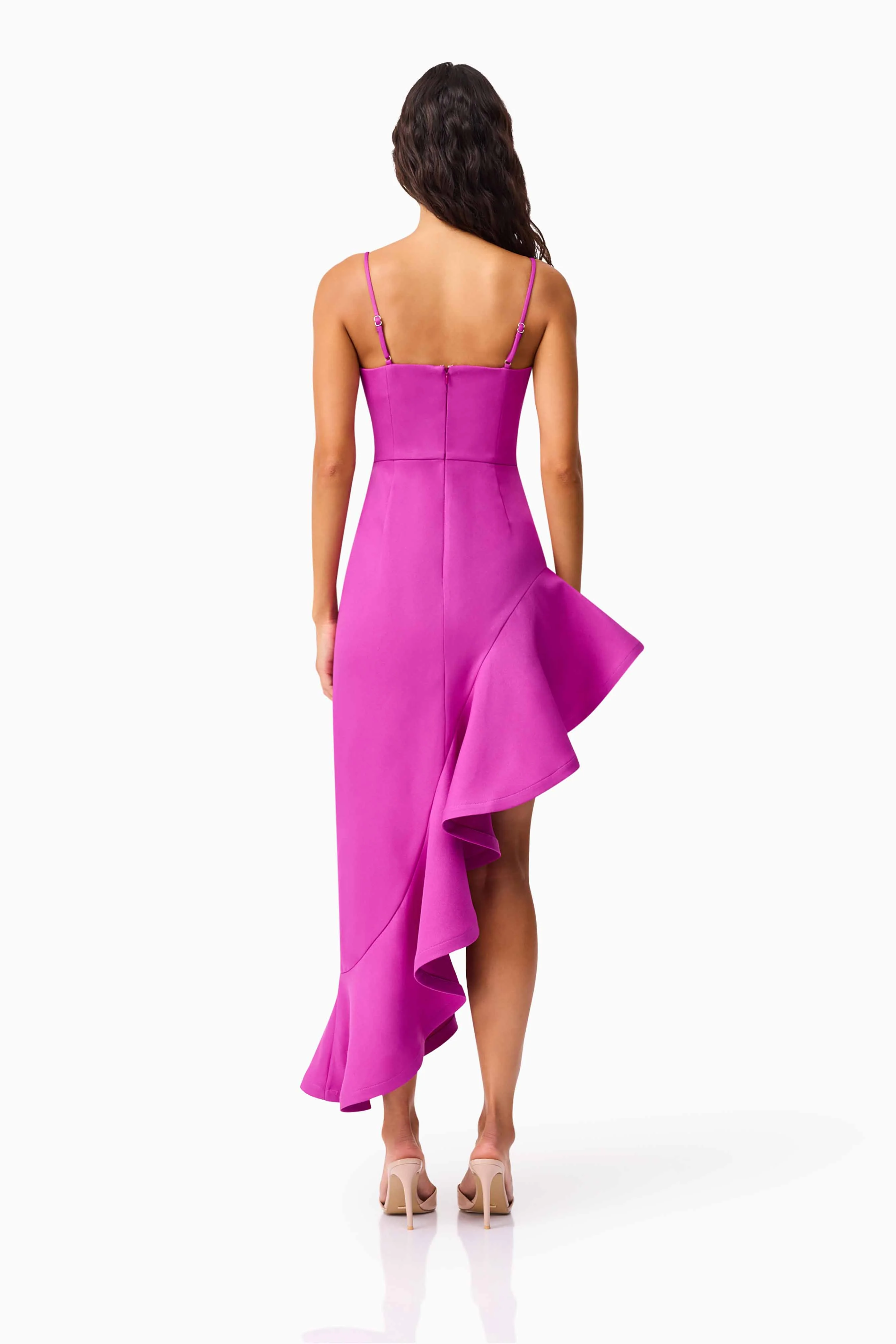 Beatrix Asymmetrical Gown in Purple - Image 5
