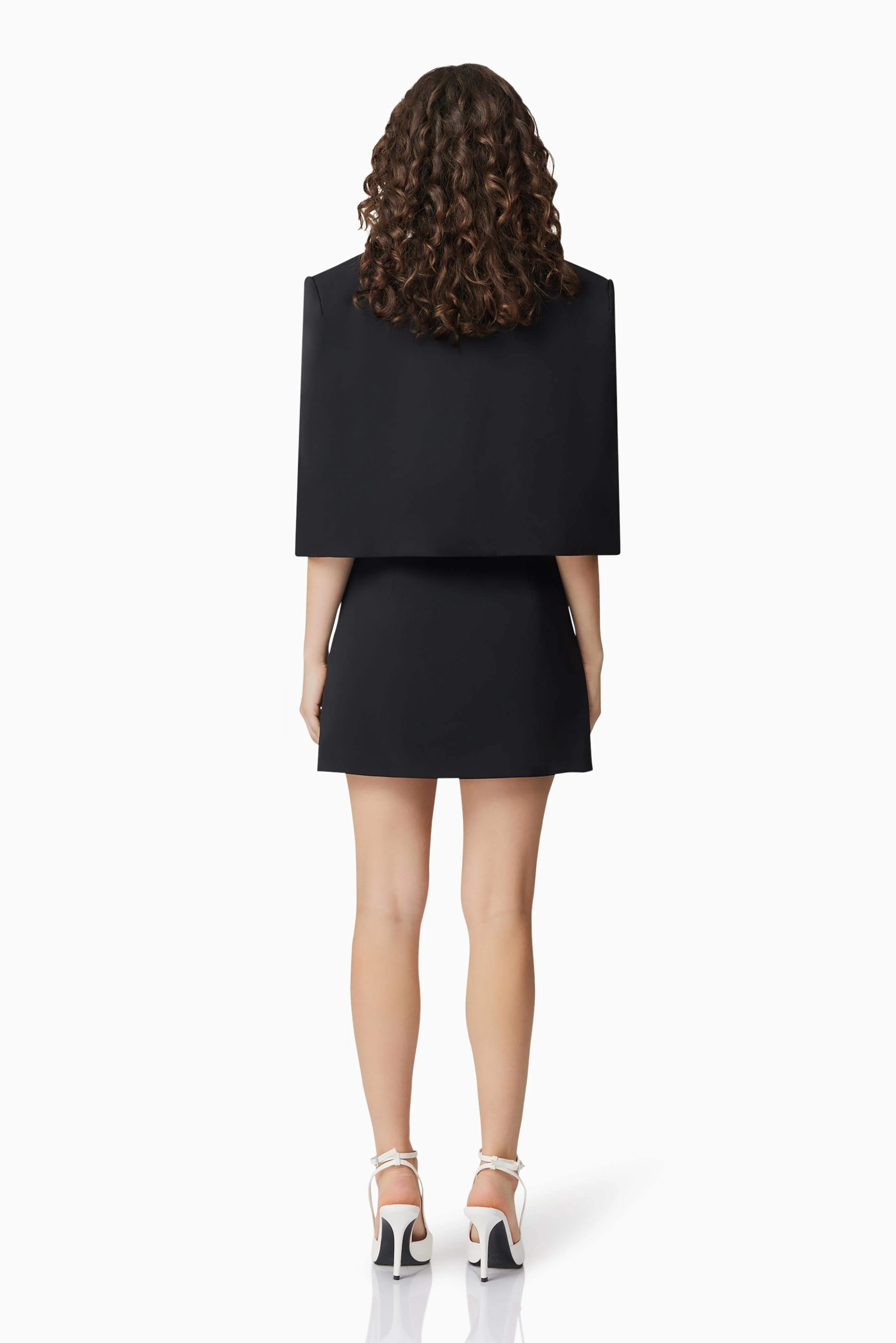 CURAAE Blair Mini Skirt in Black - Image 4