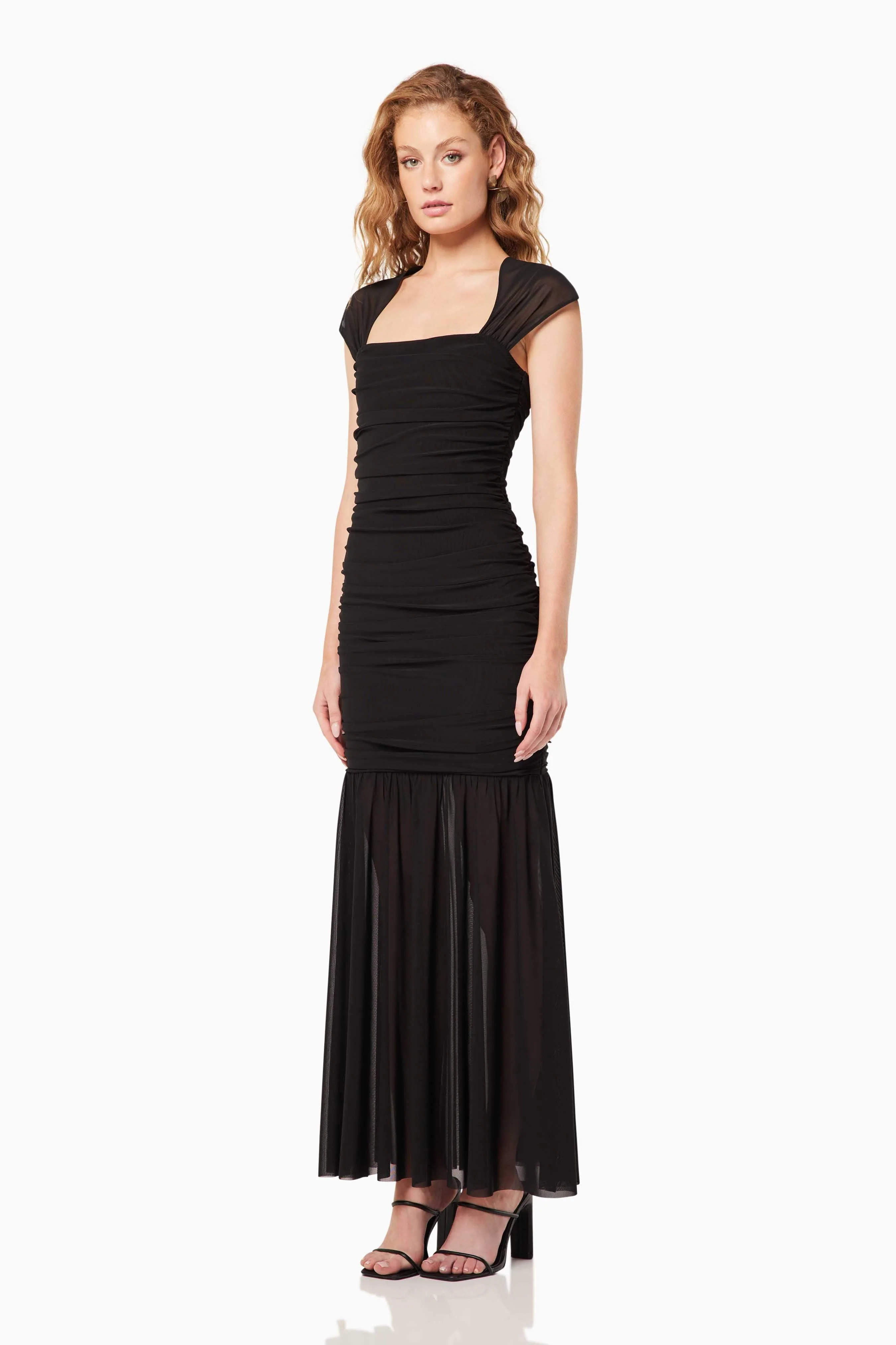 Capra Maxi Dress In Black - Image 2