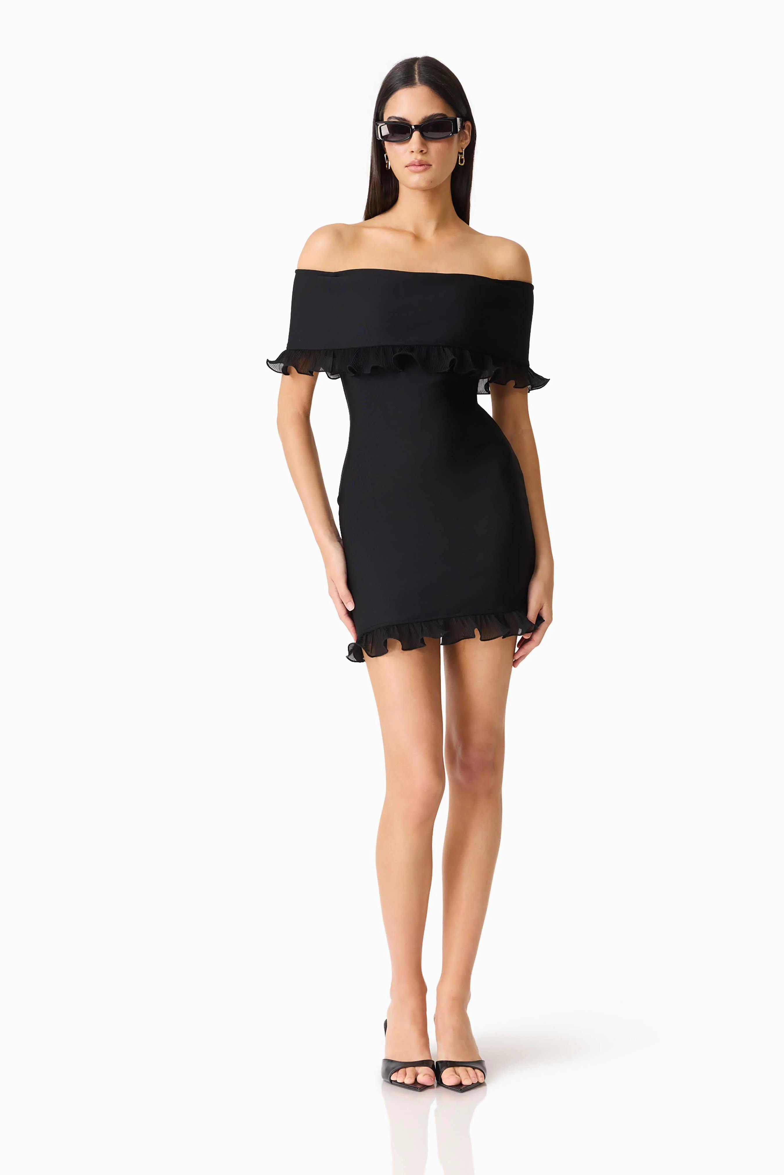 CURAAE Catiana Mini Dress in Black - Image 2