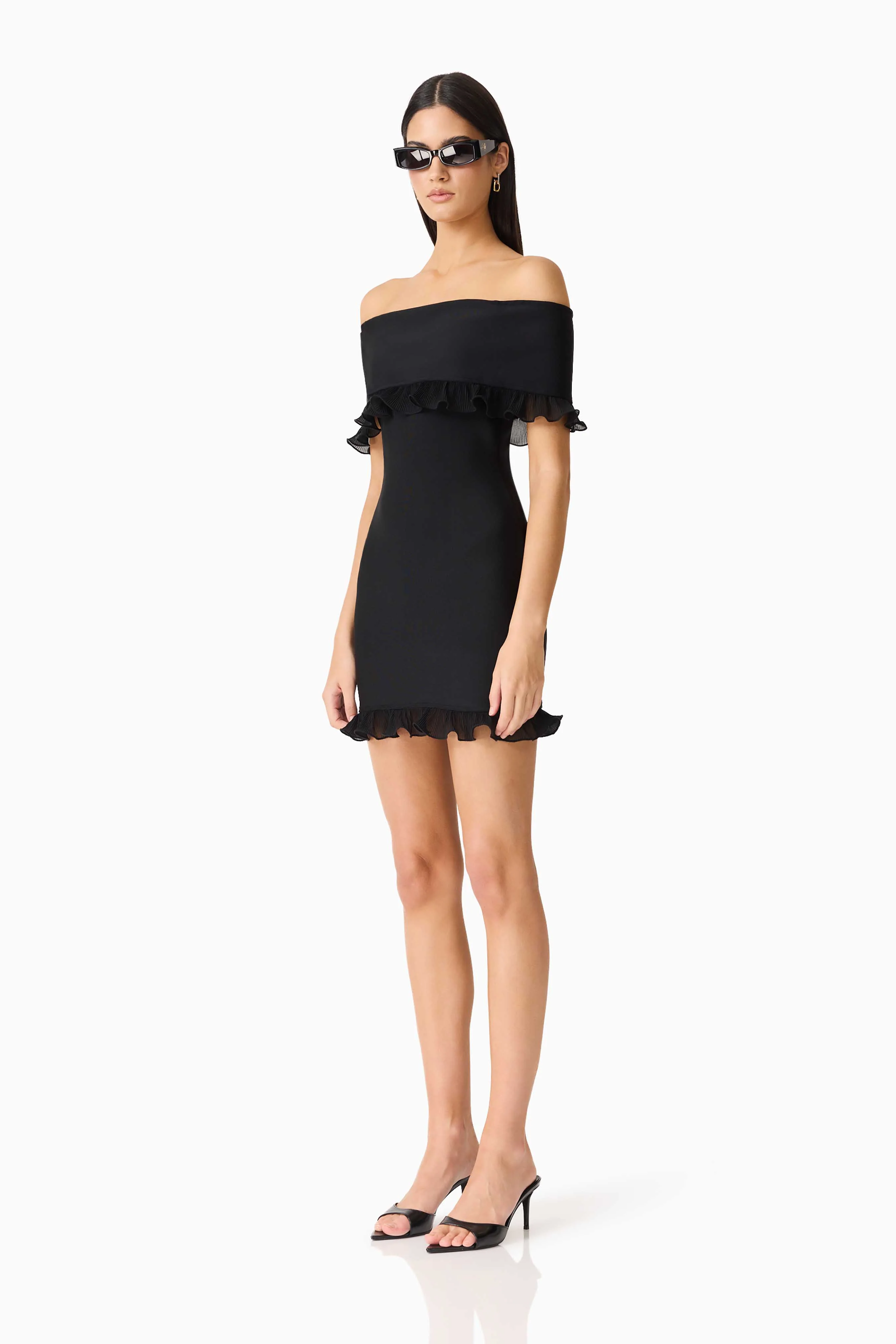 CURAAE Catiana Mini Dress in Black - Image 3
