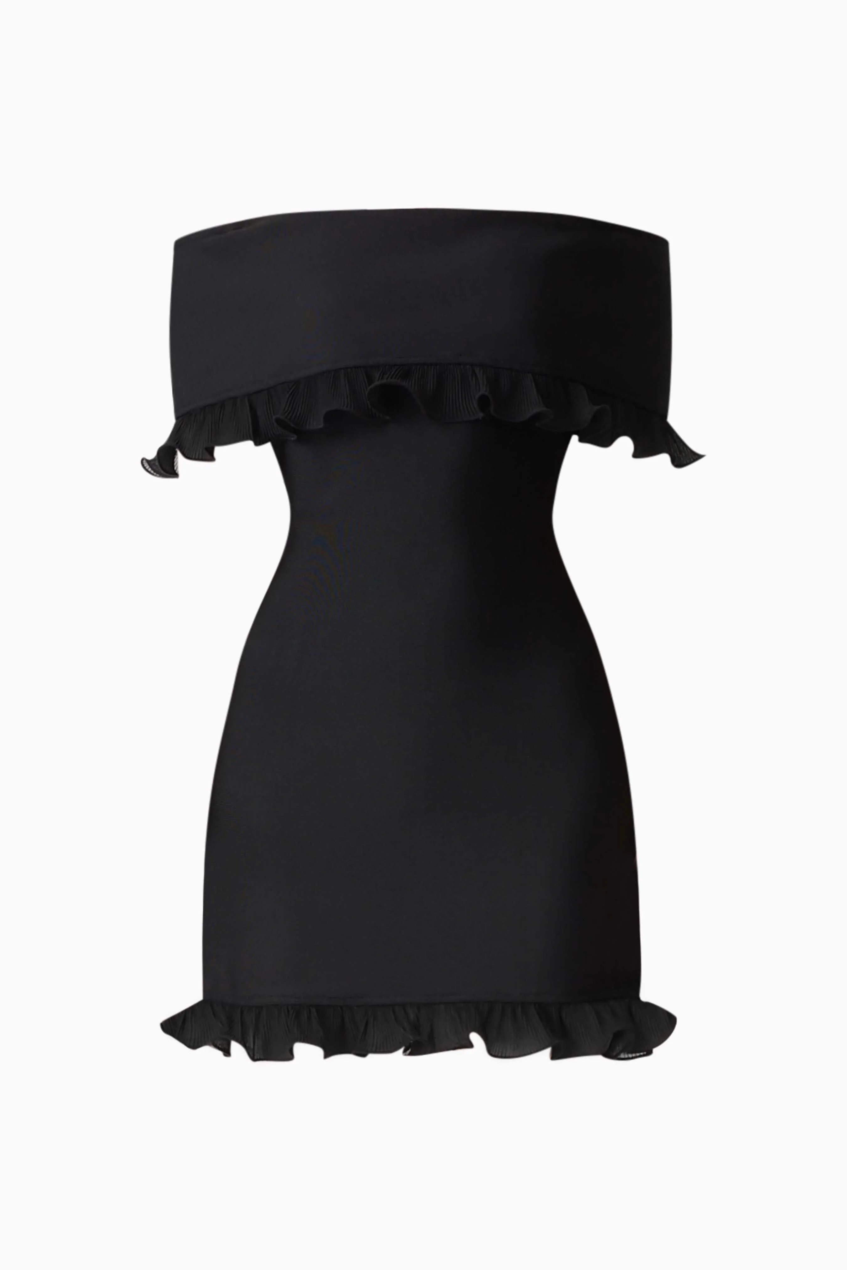 CURAAE Catiana Mini Dress in Black - Image 5