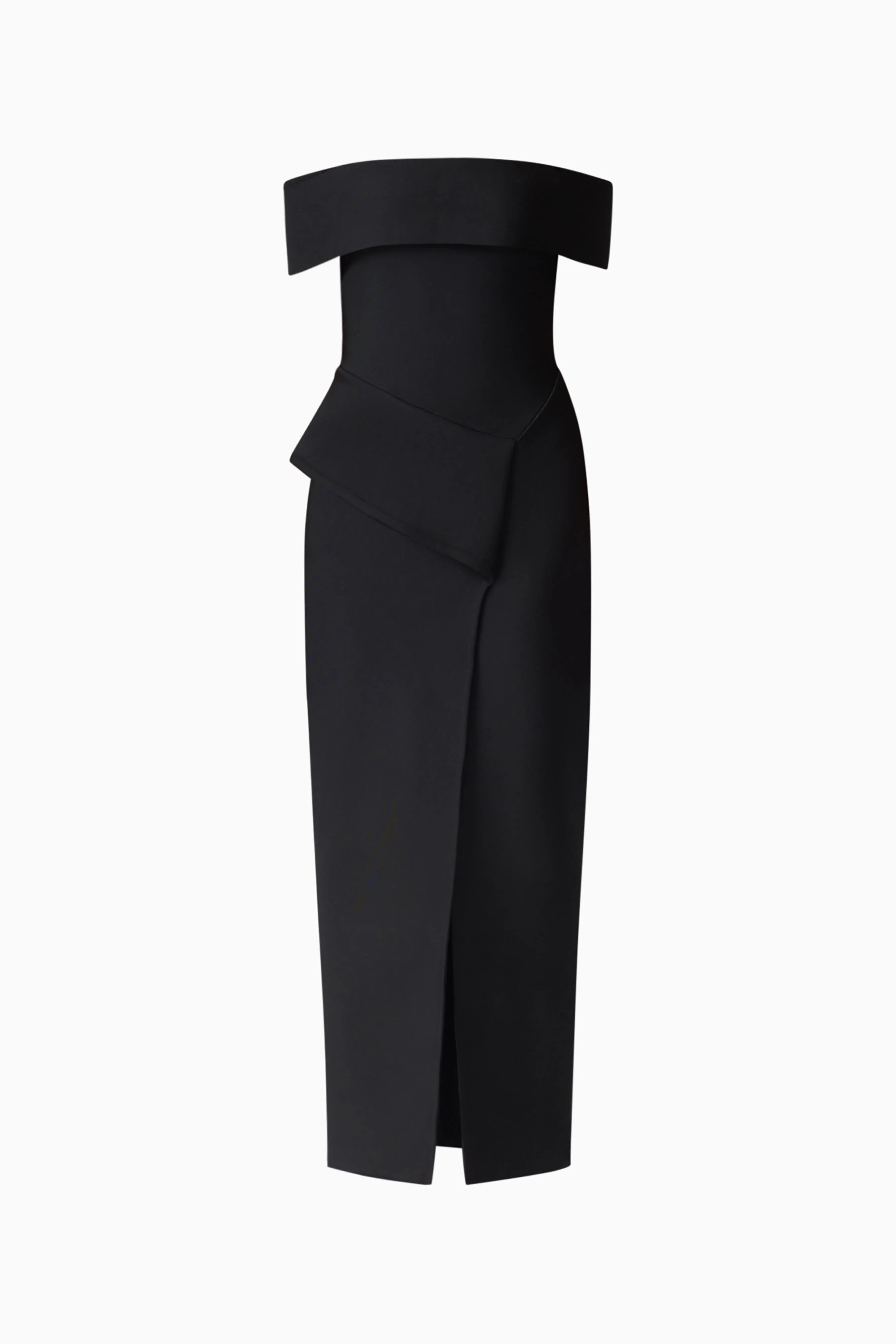 Celia Off The Shoulder Gown in Black - Image 6