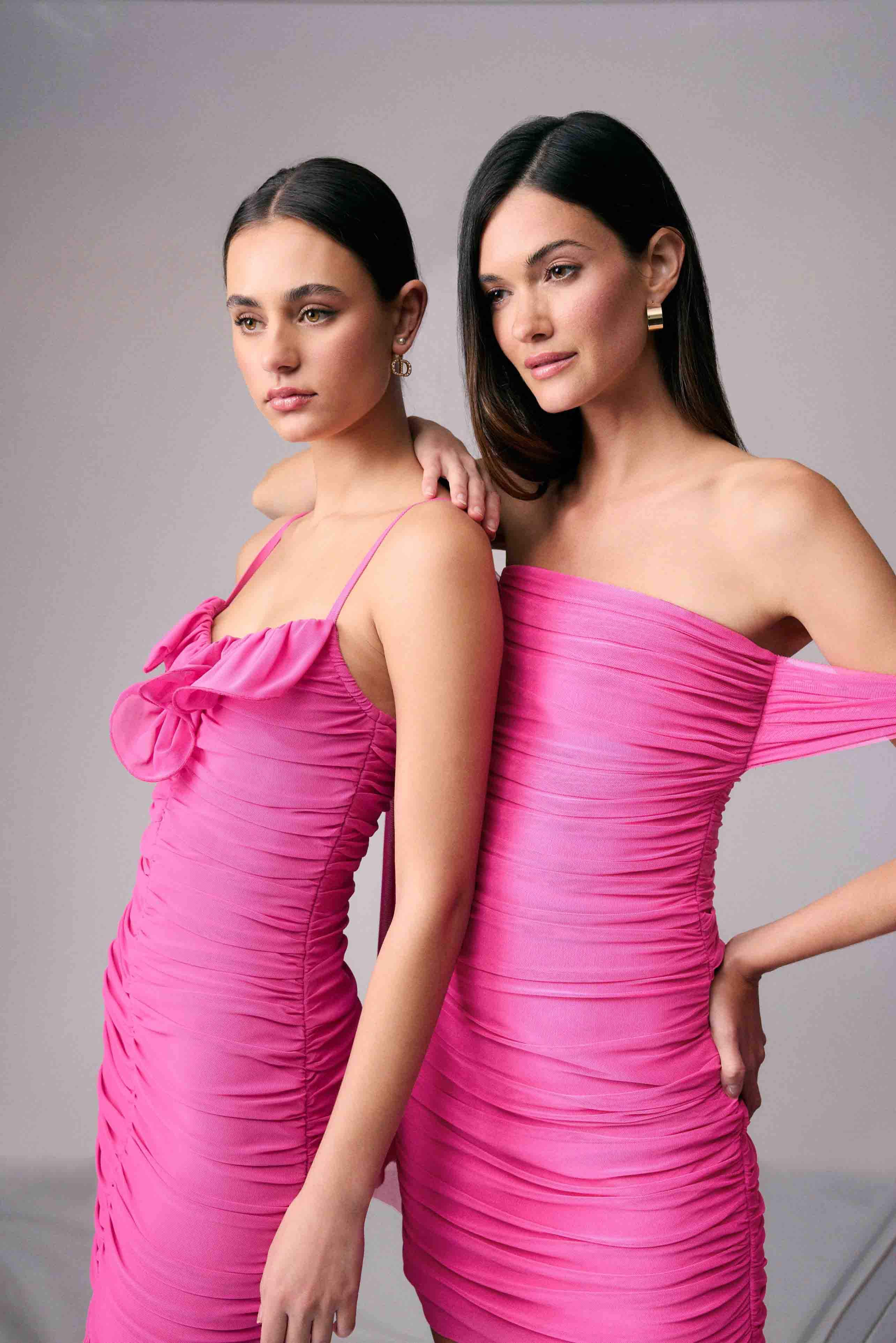 Celina Sweetheart Maxi Dress in Pink - Image 2