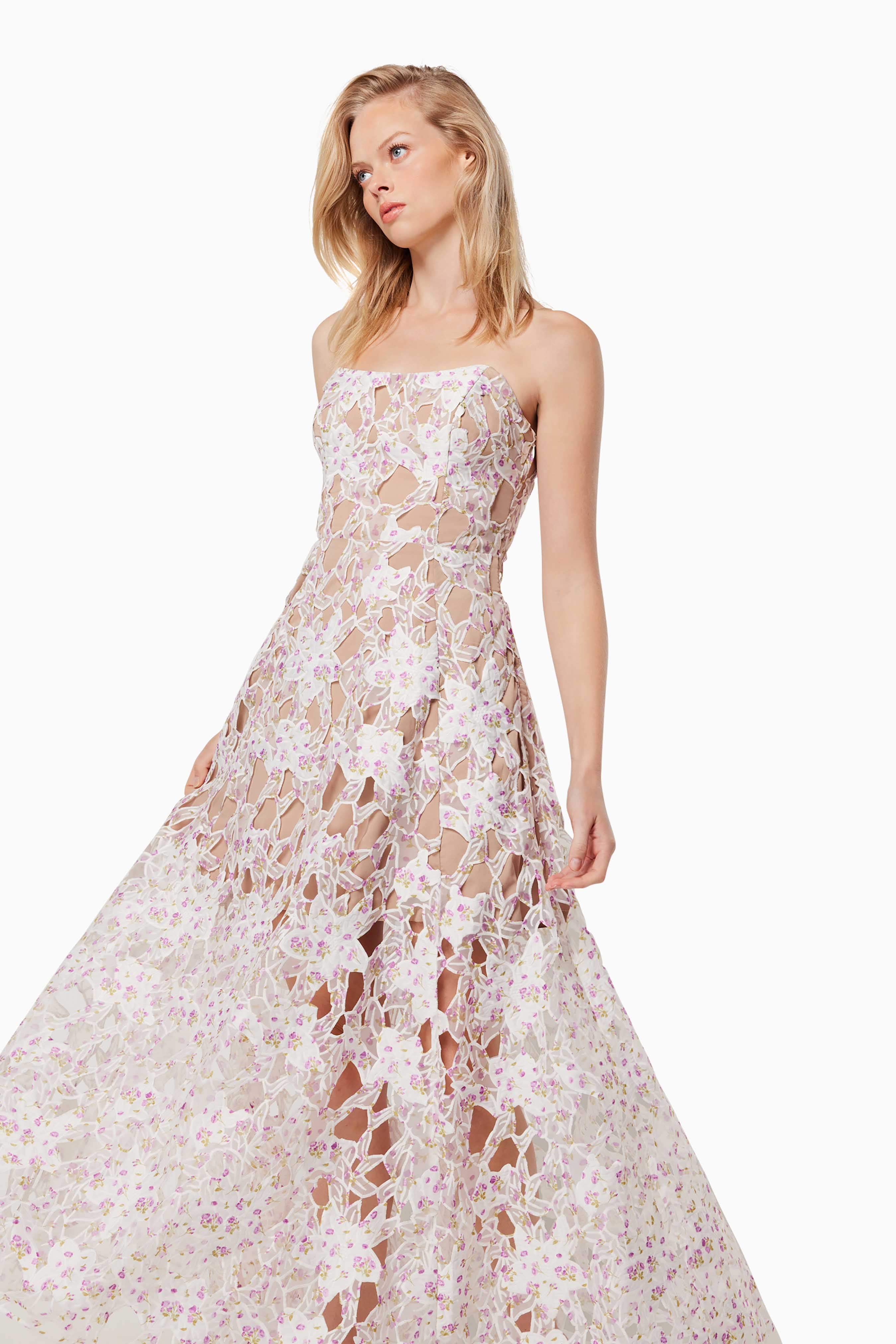 Connection Maxi Gown In Purple - Image 2