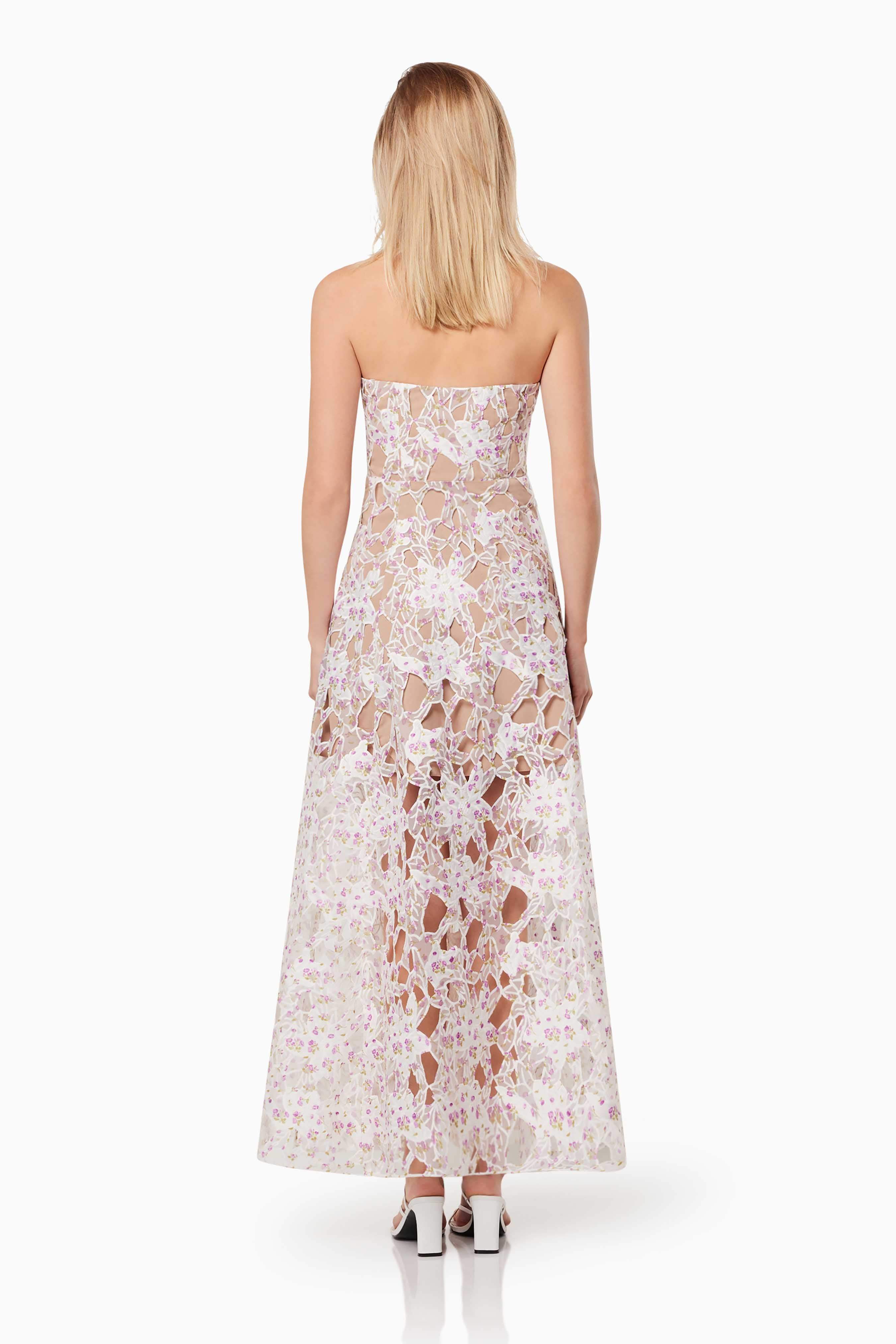 Connection Maxi Gown In Purple - Image 5