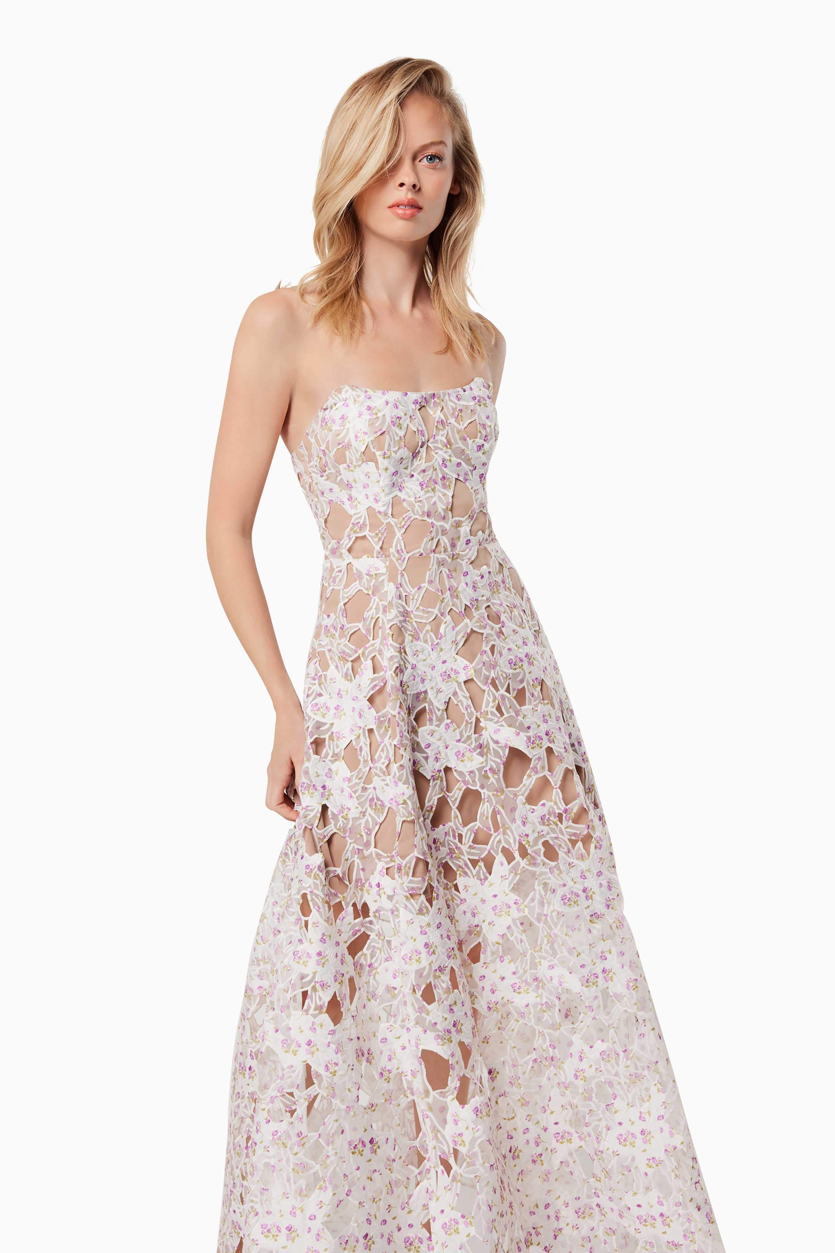 Connection Maxi Gown In Purple - Image 6