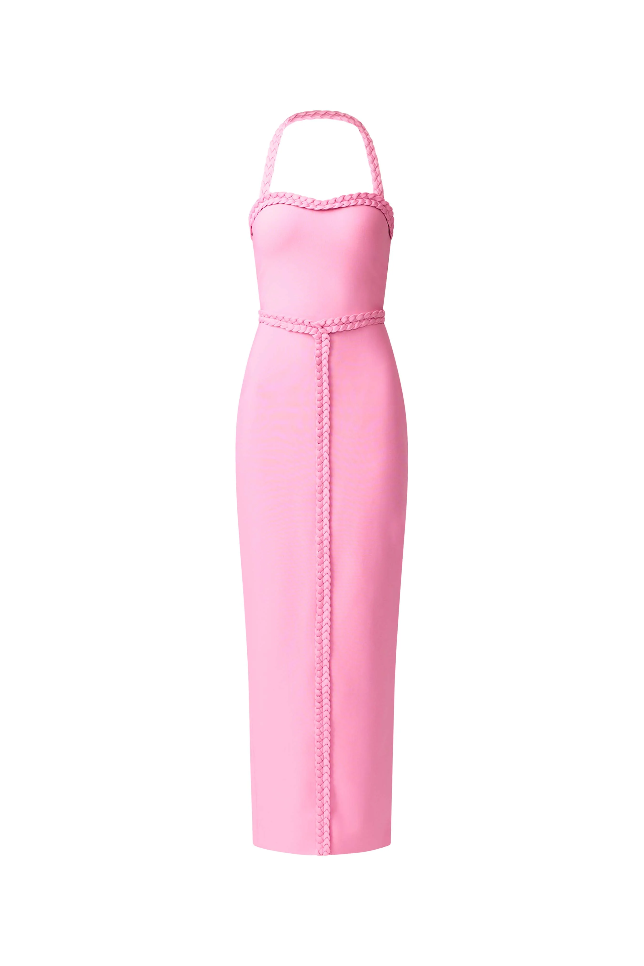 Coralene Halter Gown in Pink - Image 10