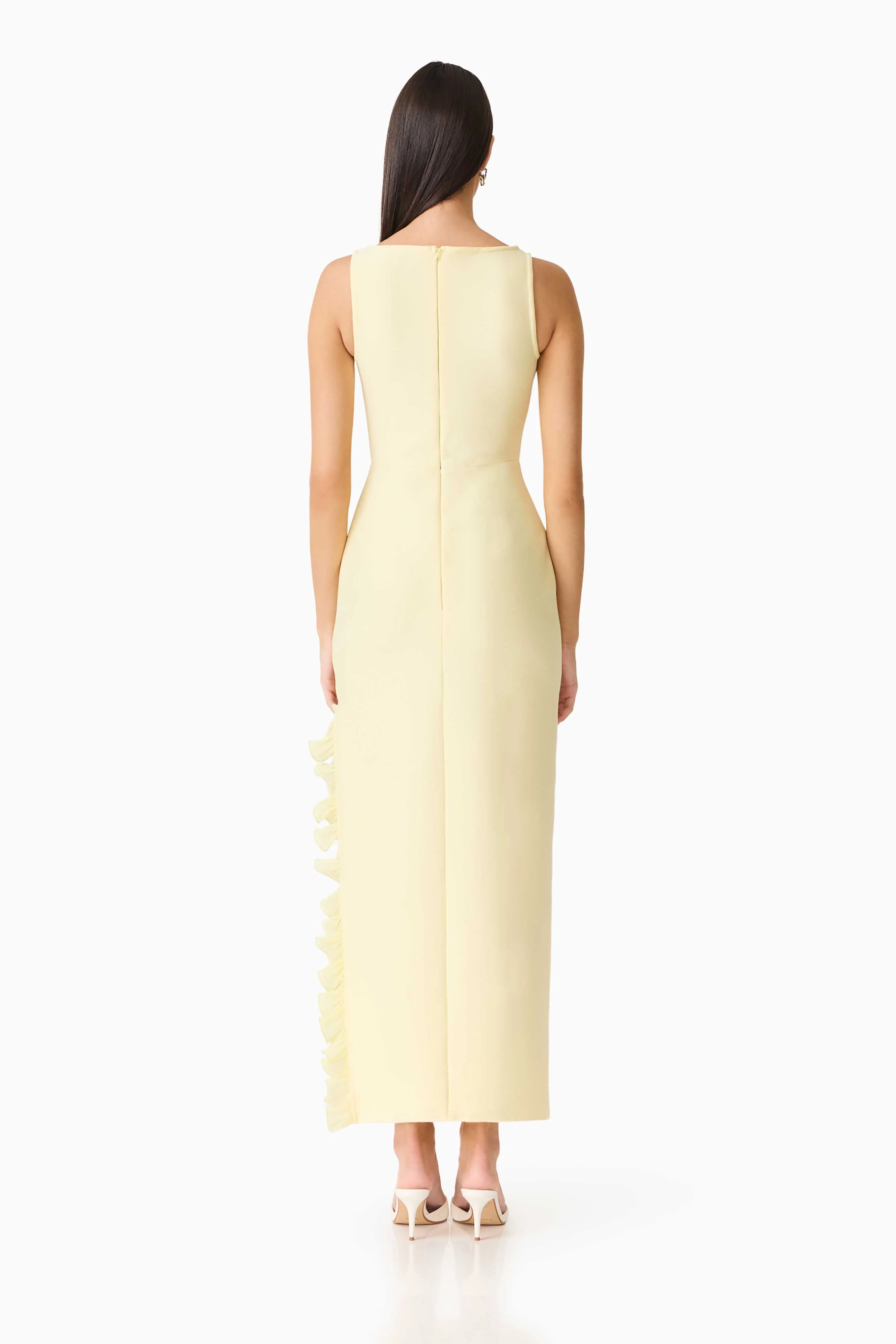 CURAAE Catiana Maxi Dress in Yellow - Image 4