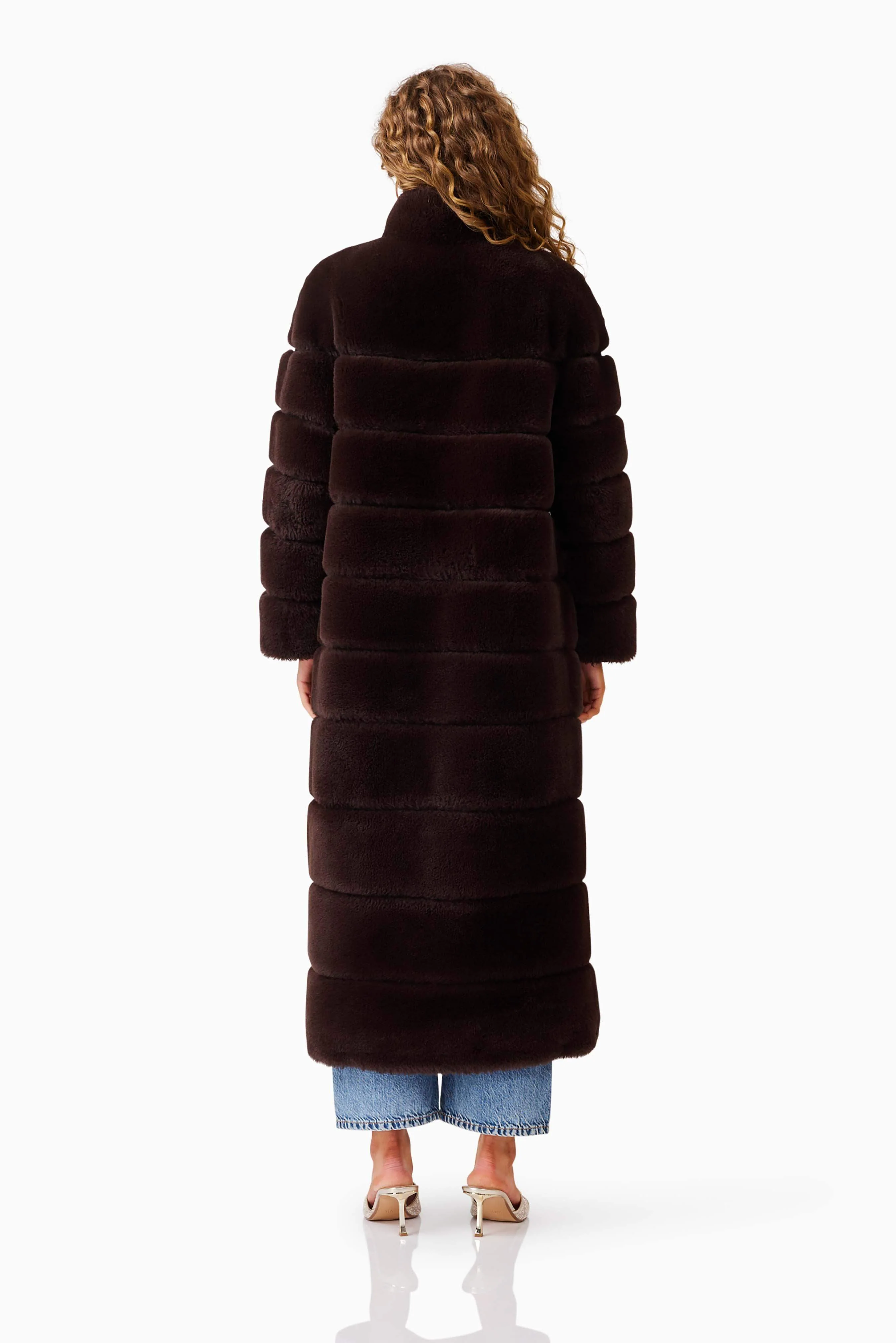 Daphne Coat in Brown - Image 5