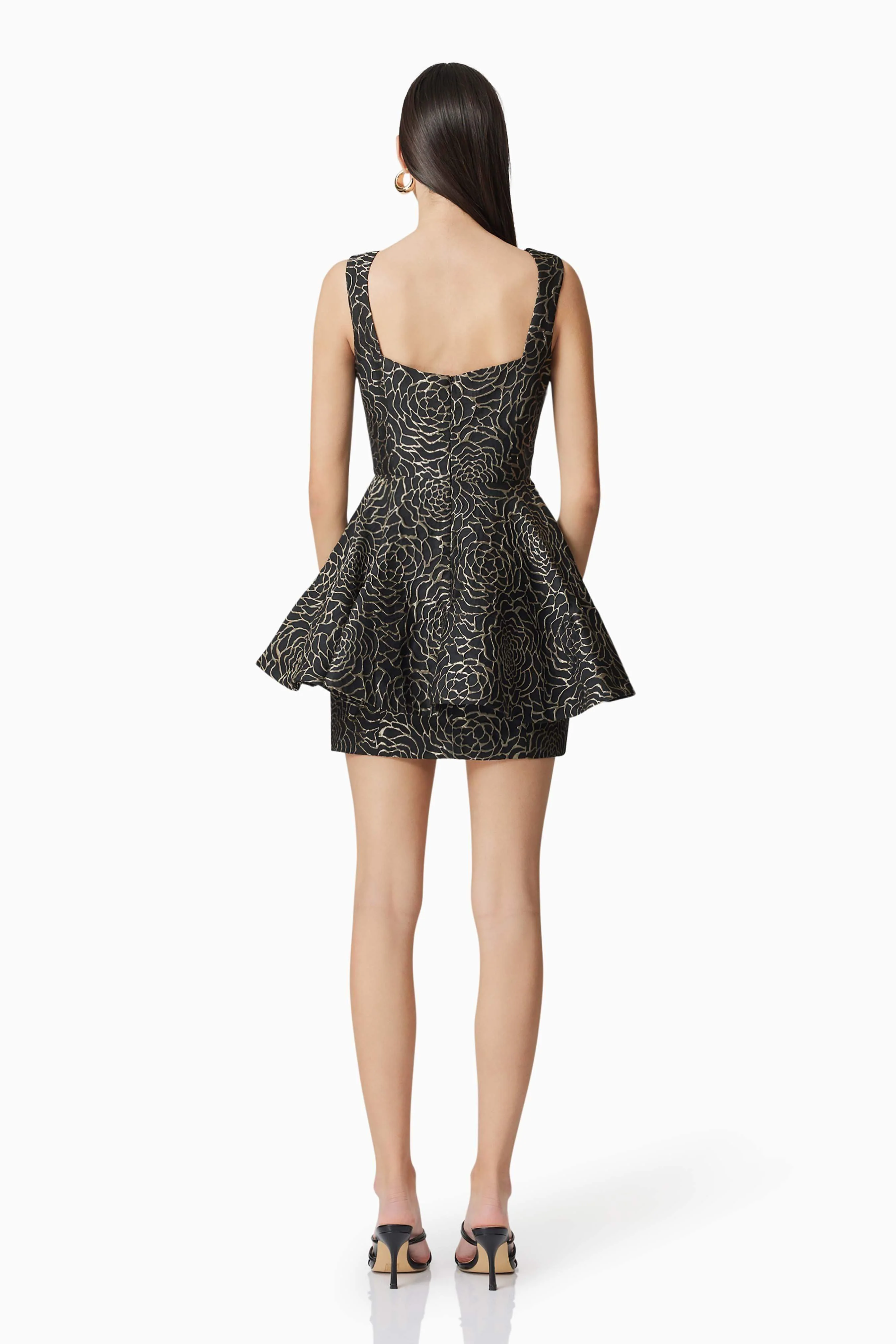 Deanna Mini Dress in Black - Image 5