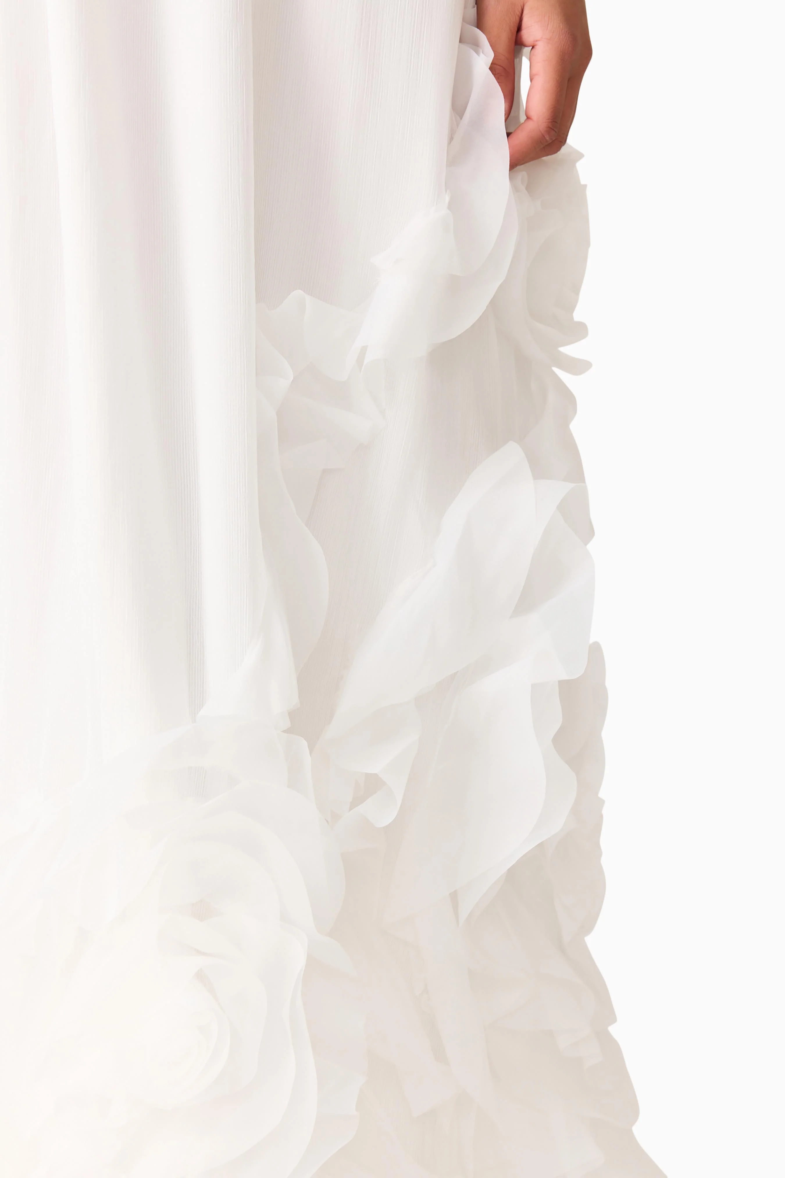 Evelin Halter Gown in White - Image 7