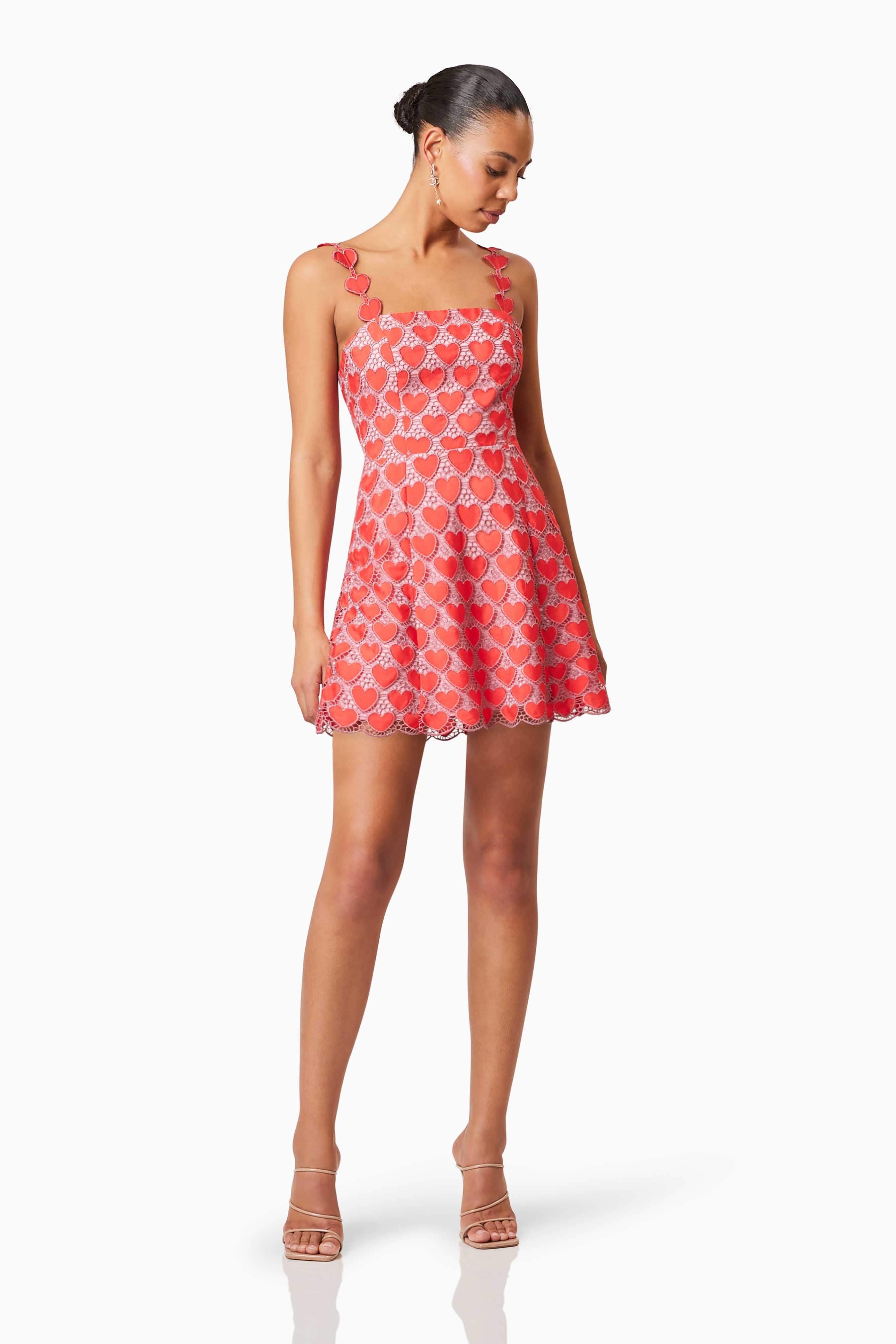 Heartthrob Mini Dress In Red - Image 3