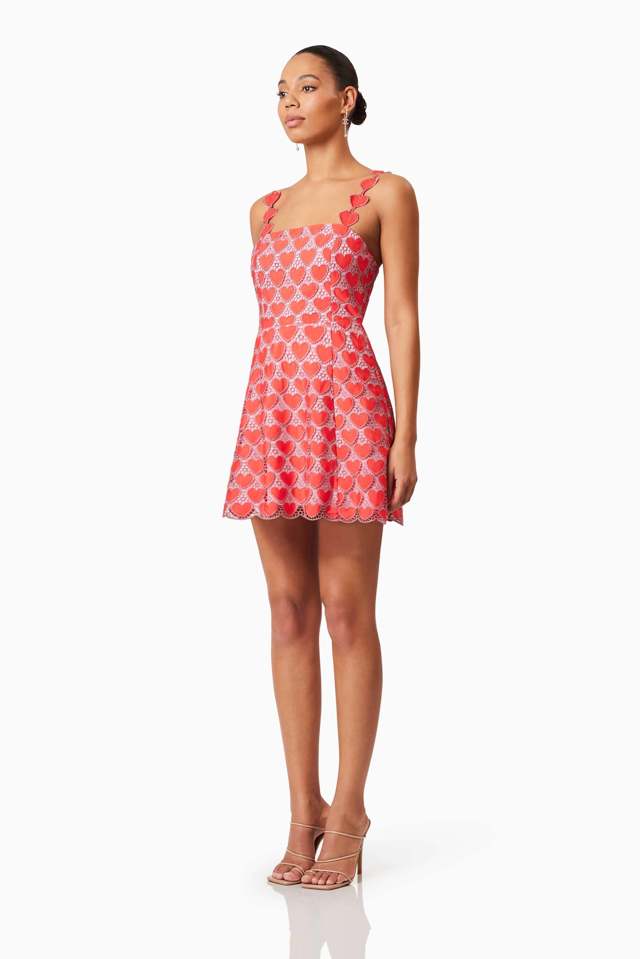 Heartthrob Mini Dress In Red - Image 4
