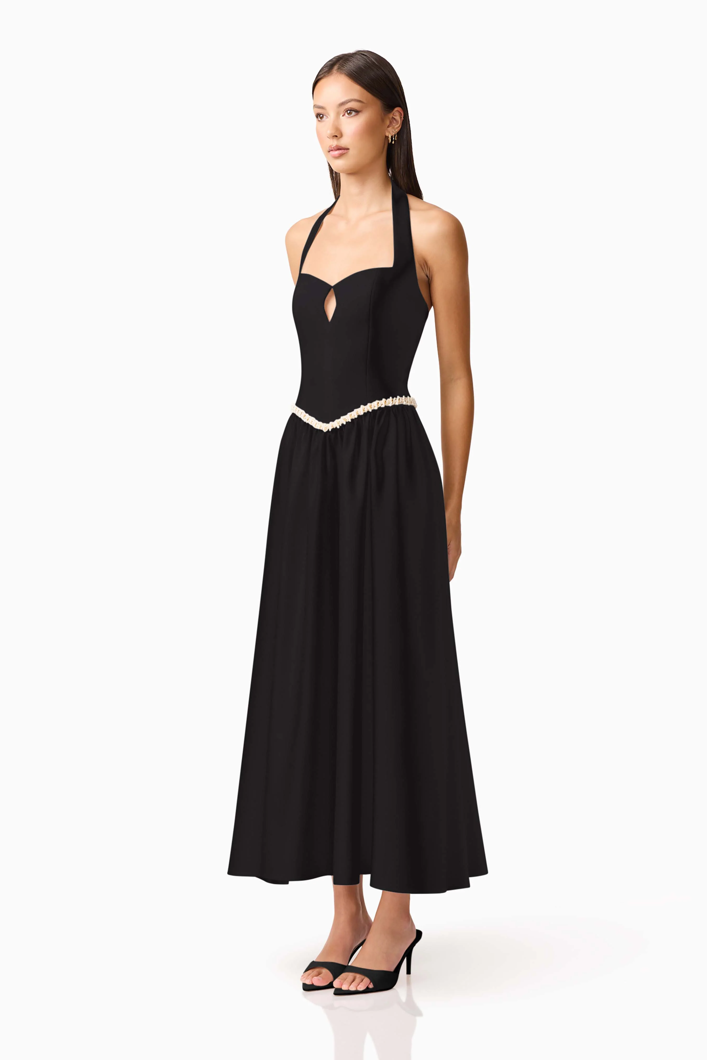 Hester Halter Gown in Black - Image 3