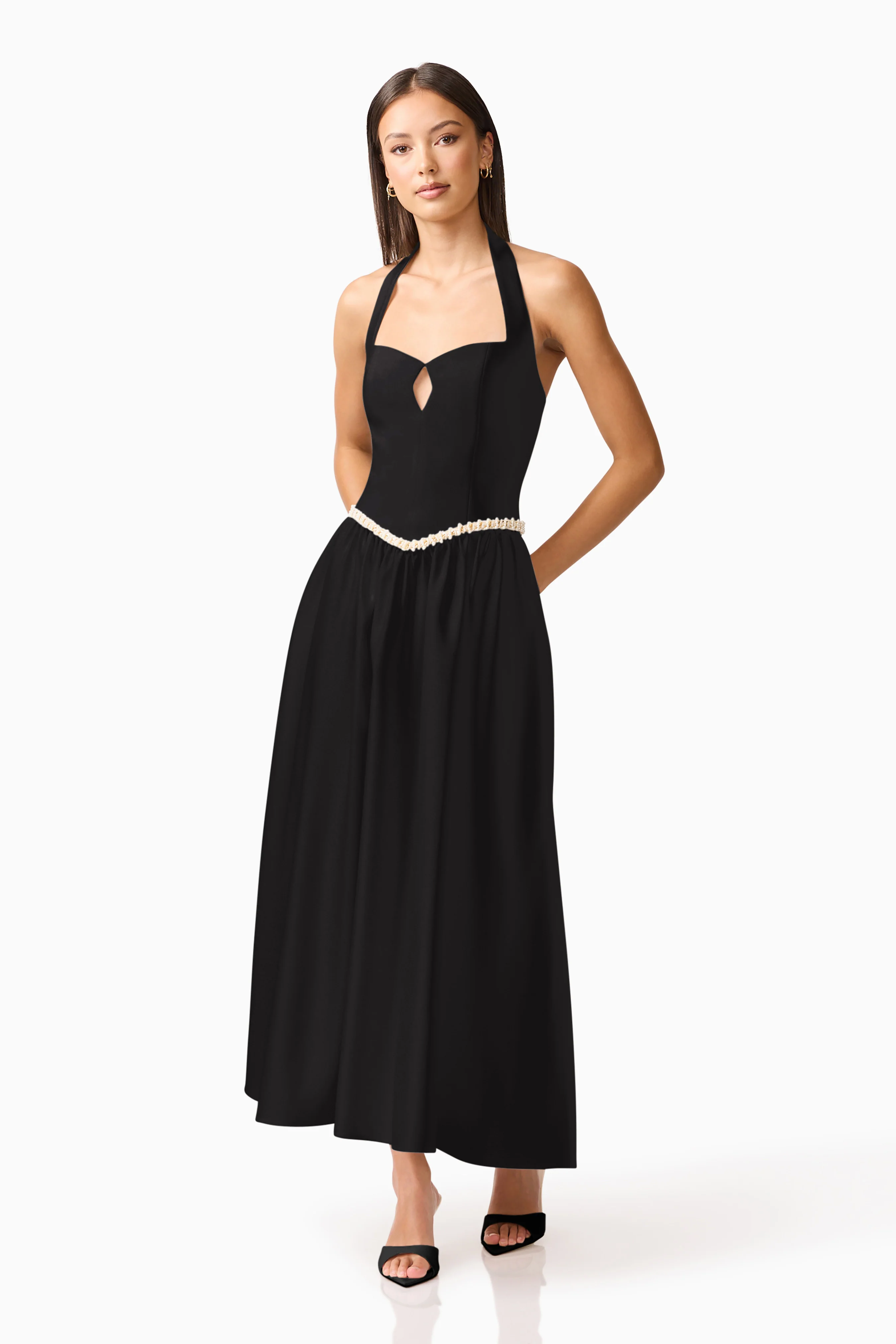 Hester Halter Gown in Black - Image 4