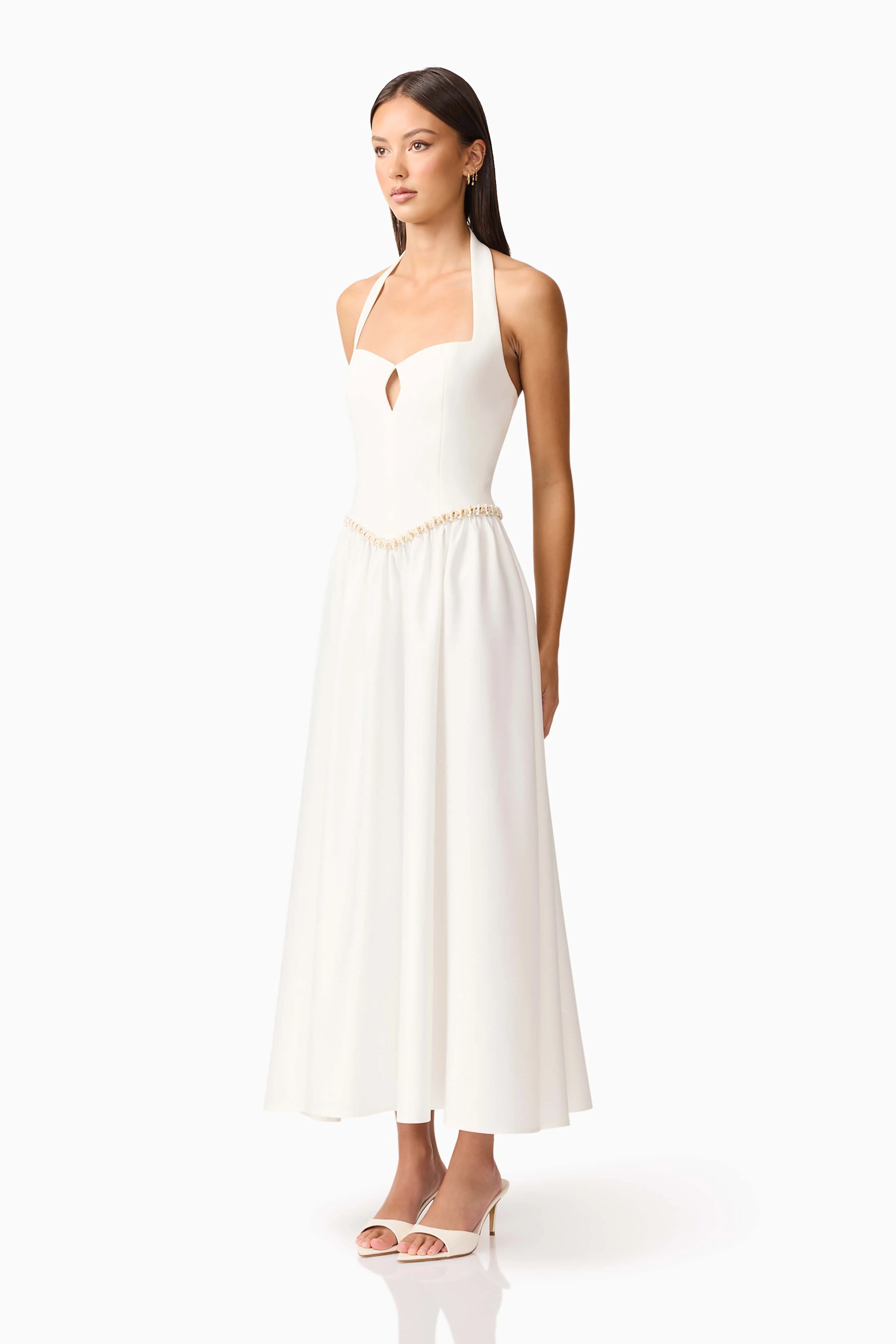 Hester Halter Gown in White - Image 3