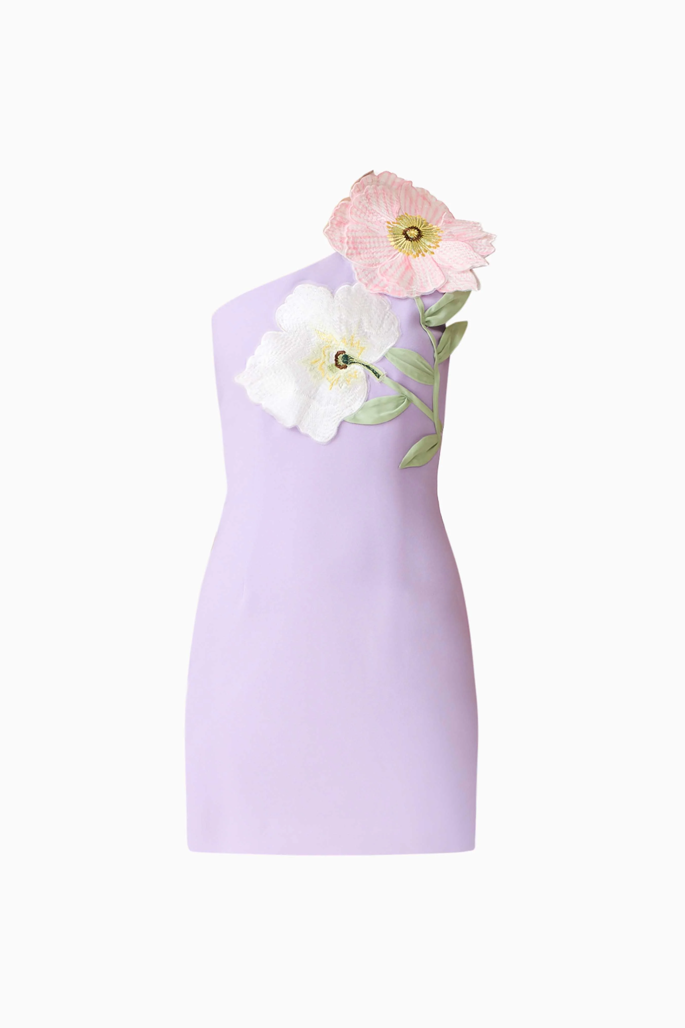 Hope One Shoulder Mini Dress in Purple - Image 7