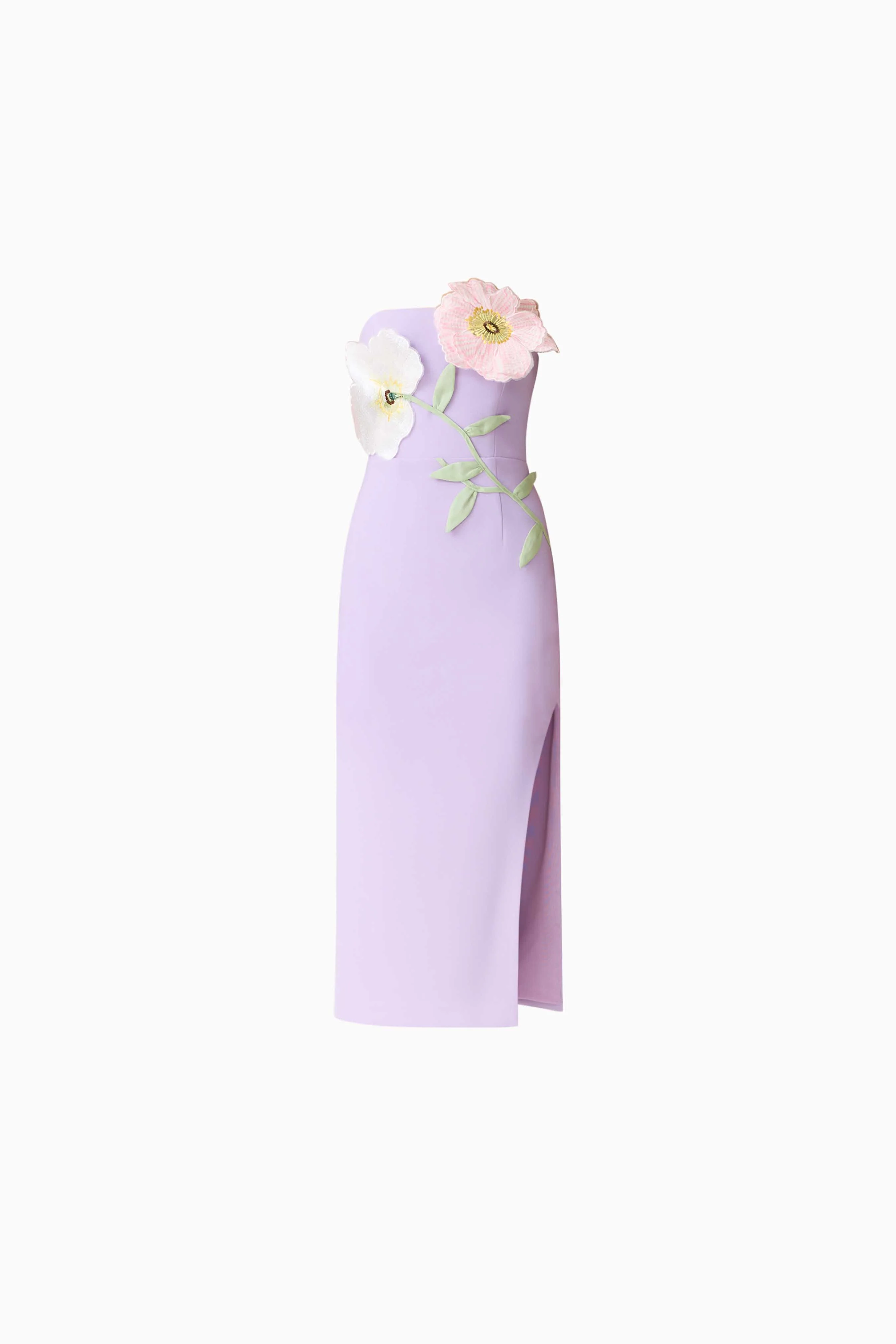 Hope Strapless Midi Dress in Purple - Image 7