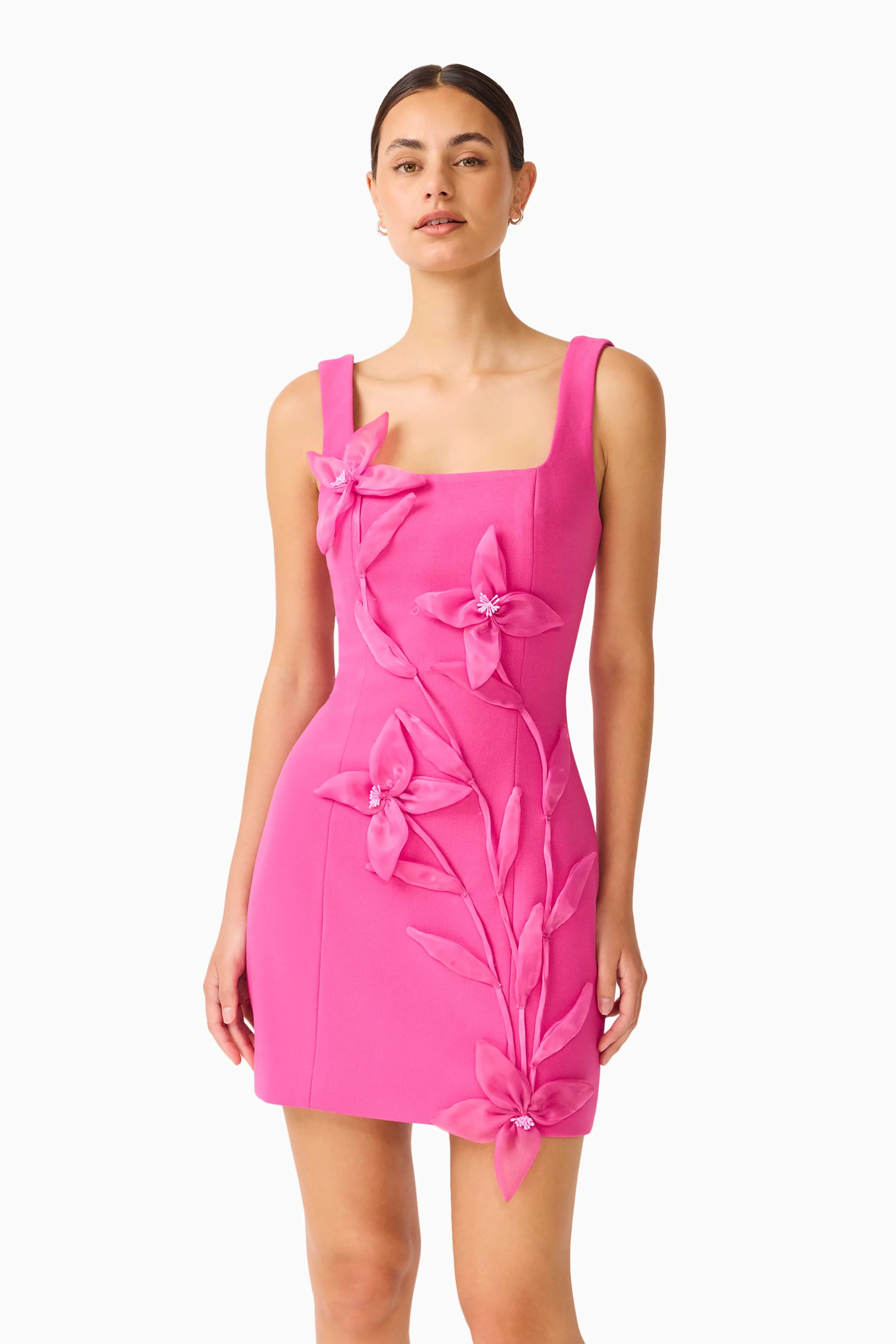 Ilaria Party Mini Dress in Pink - Image 5