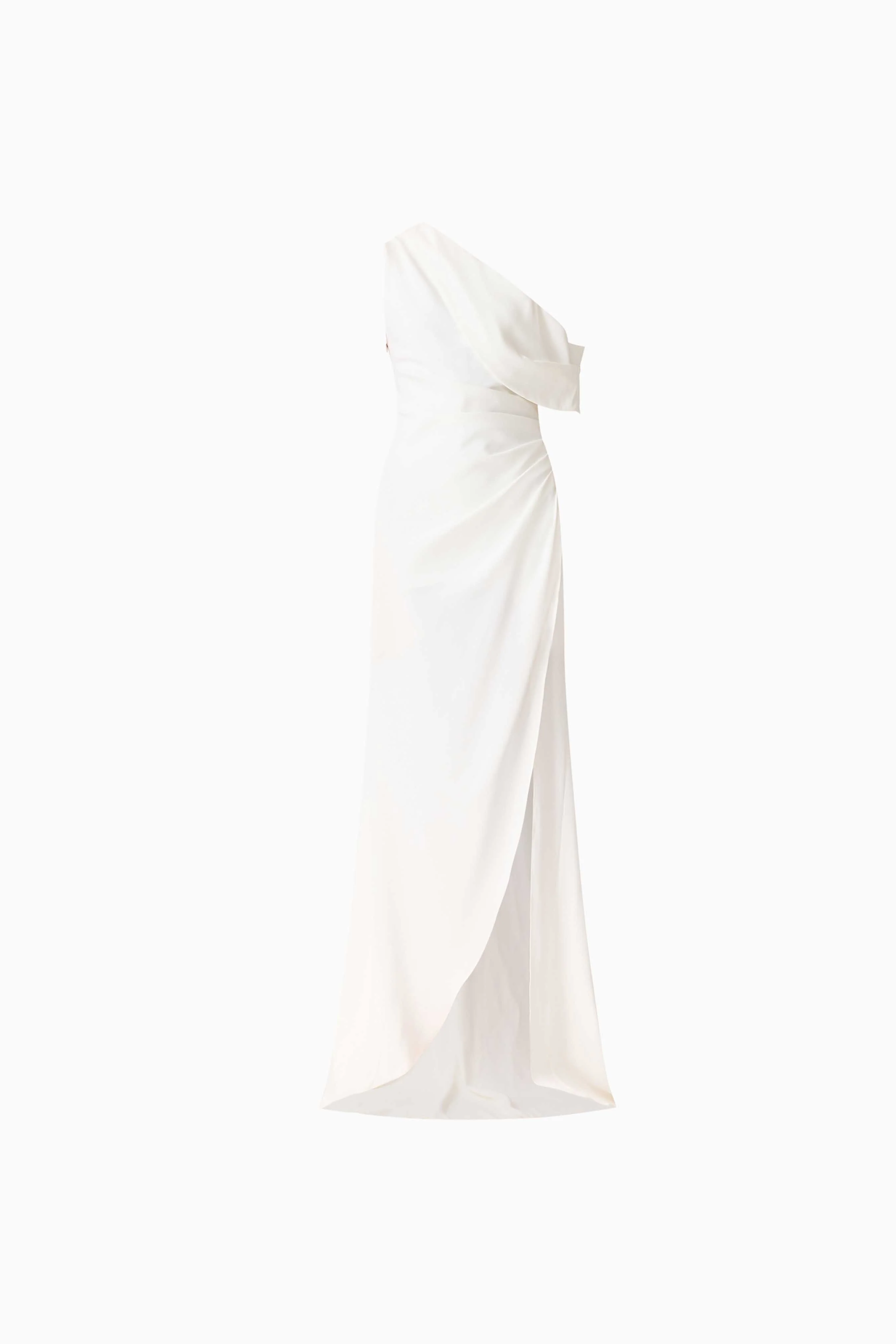Isadora Off The Shoulder Maxi Gown in Ivory - Image 8
