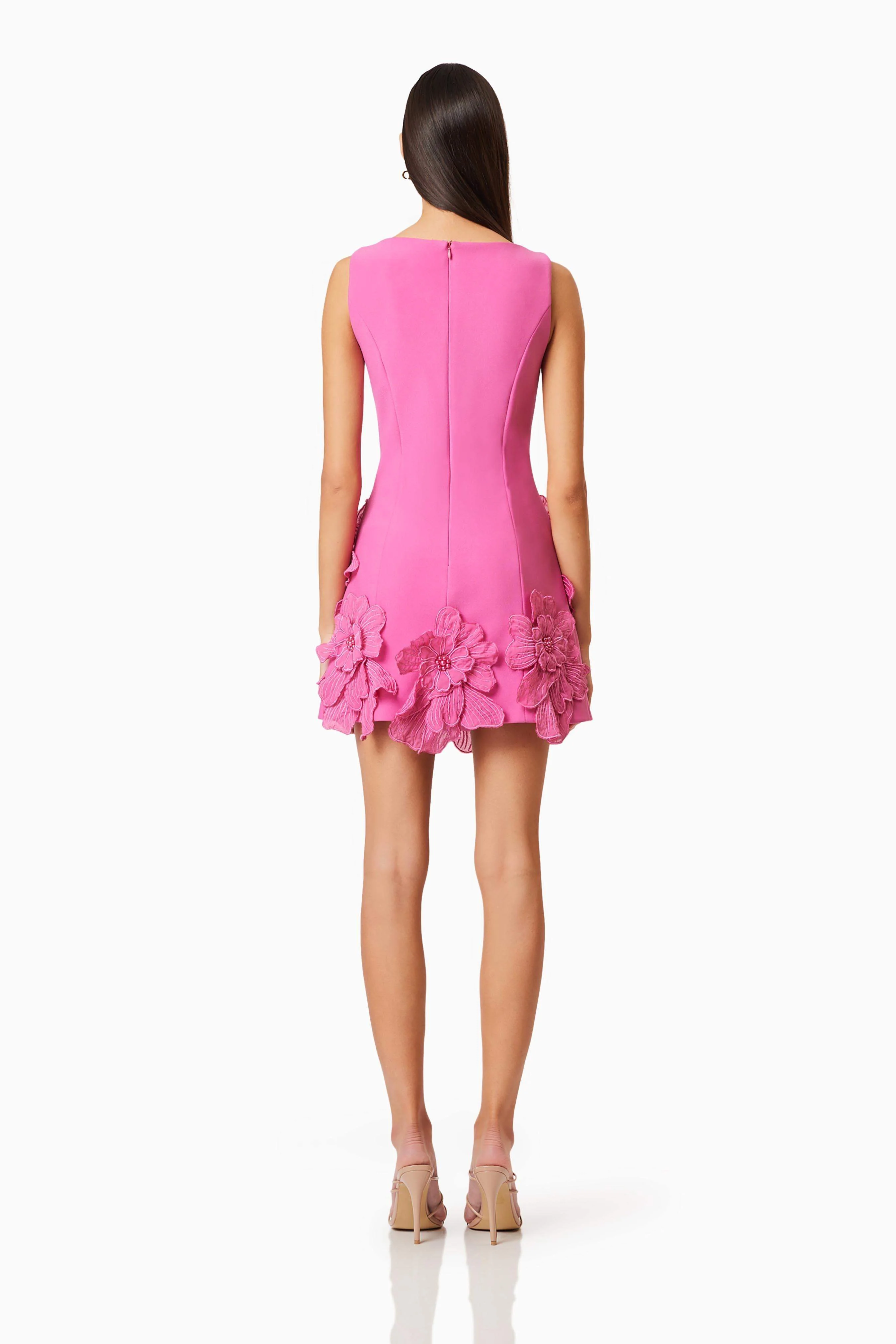 Janelle Mini Dress In Pink - Image 6