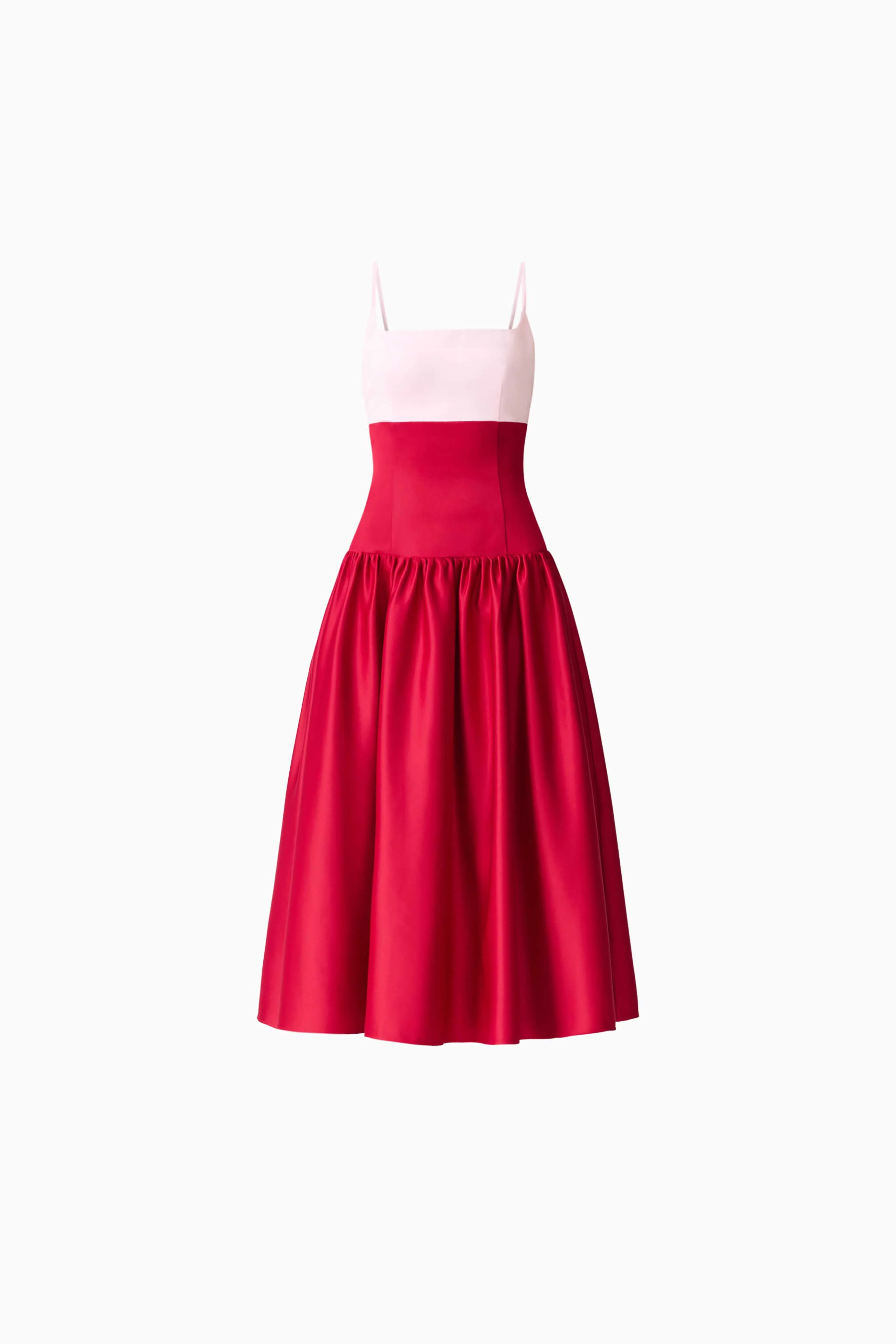 June A-Line Gown in Pink & Red - Image 8