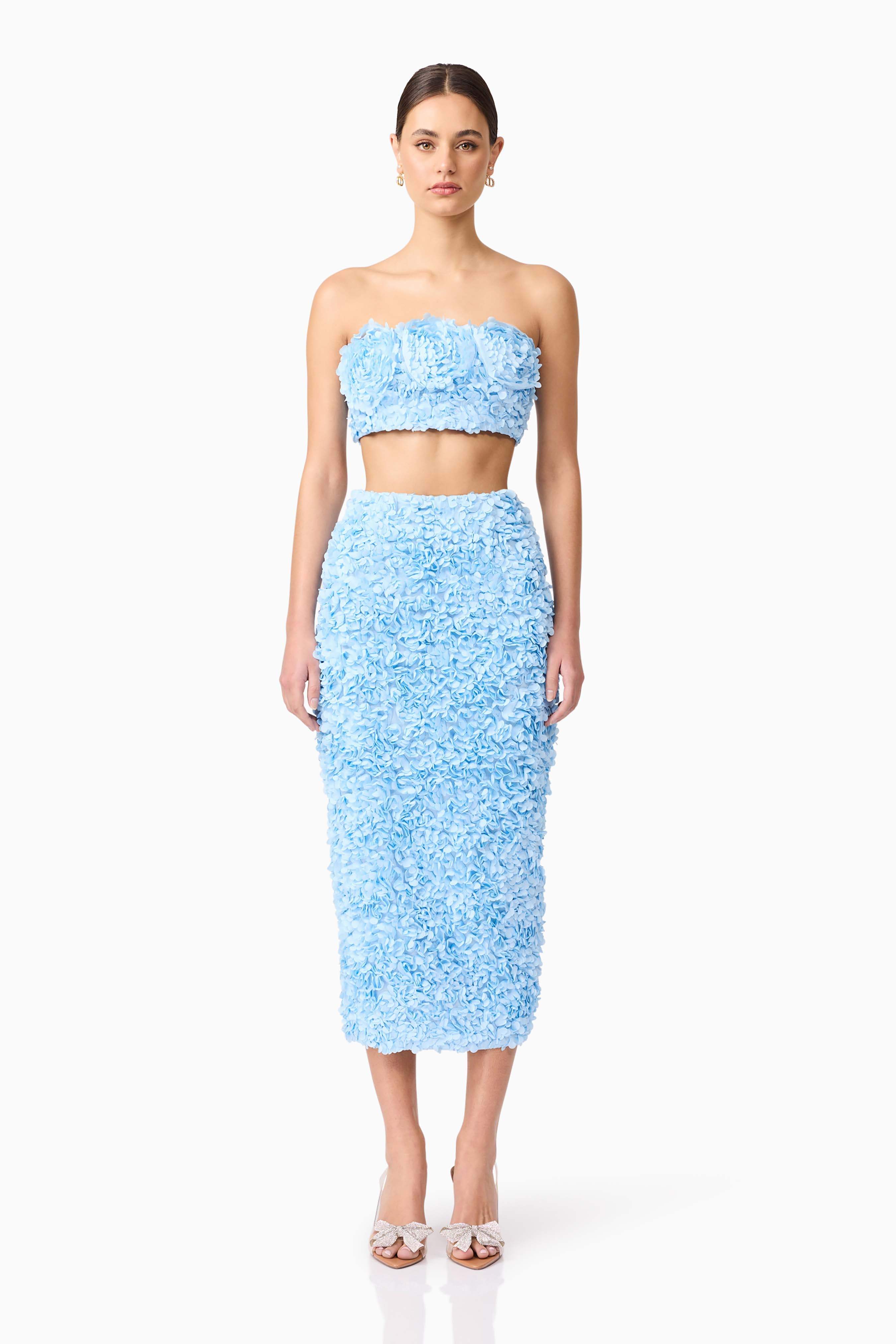 Kaia Floral Set in Blue