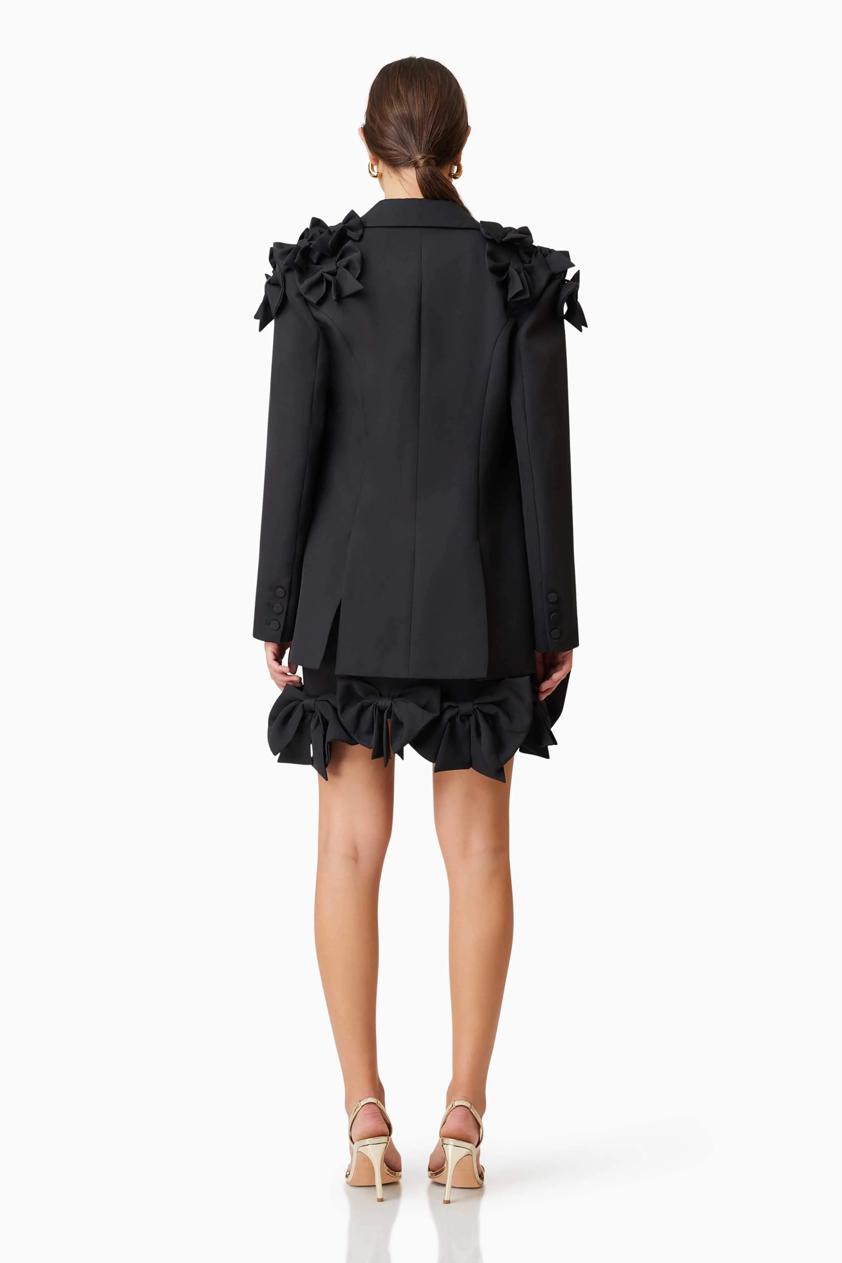 Kennedy Oversized Tailored Jacket in Black - Image 5