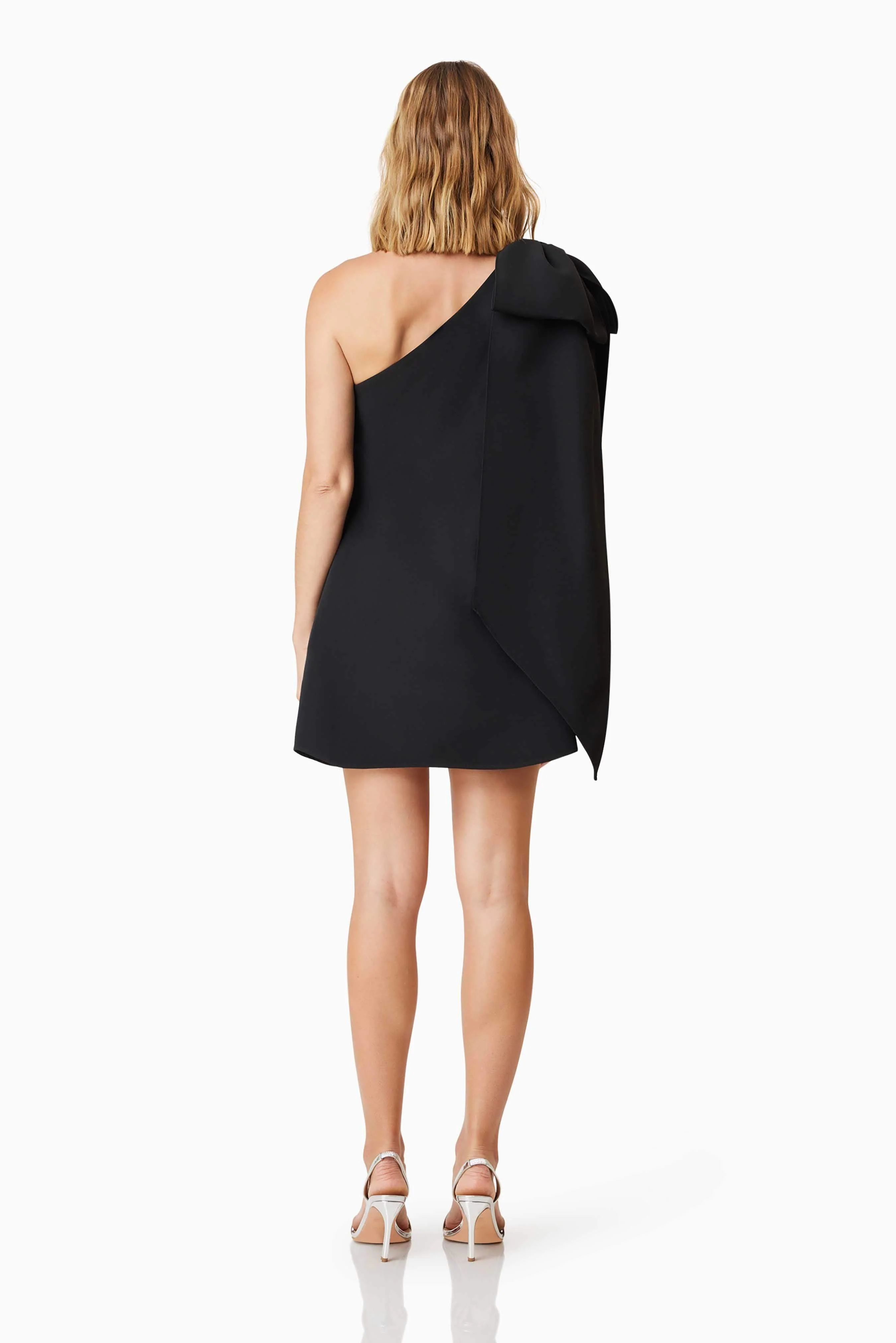 Kennedy Mini Party Dress In Black - Image 5