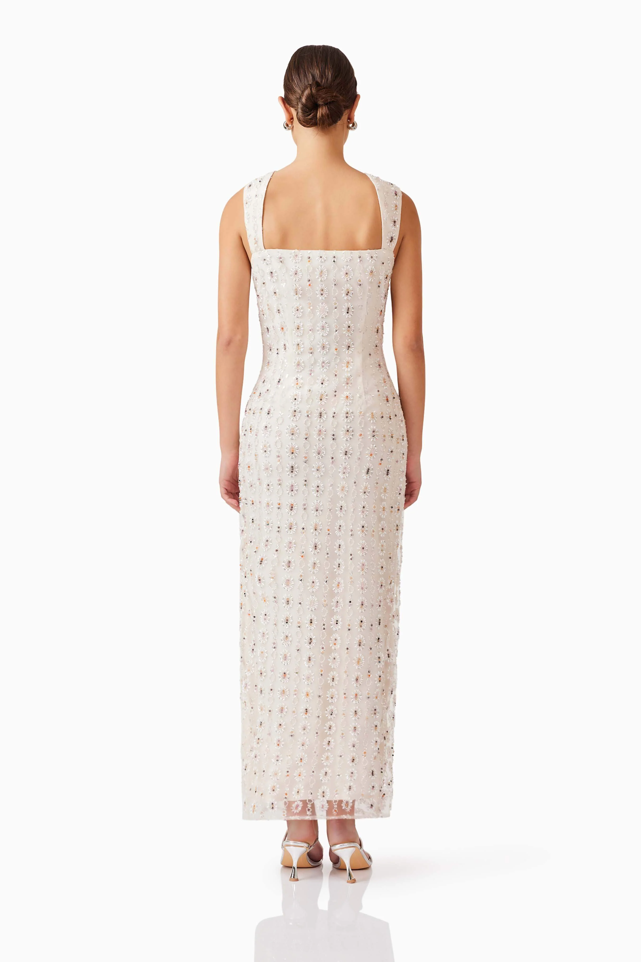 Kristina Maxi Dress in White - Image 5