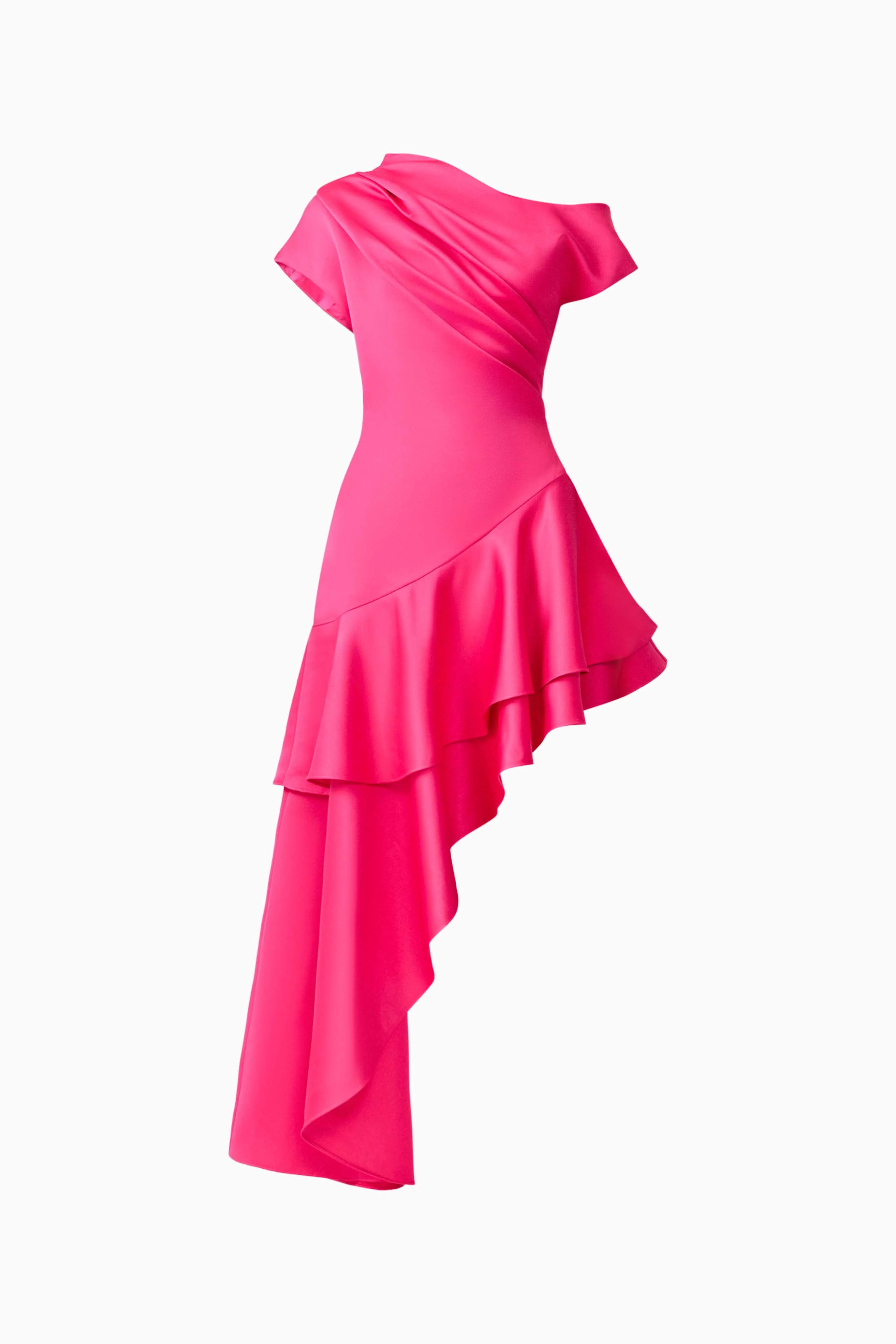 Livia Asymmetrical Gown in Pink - Image 8