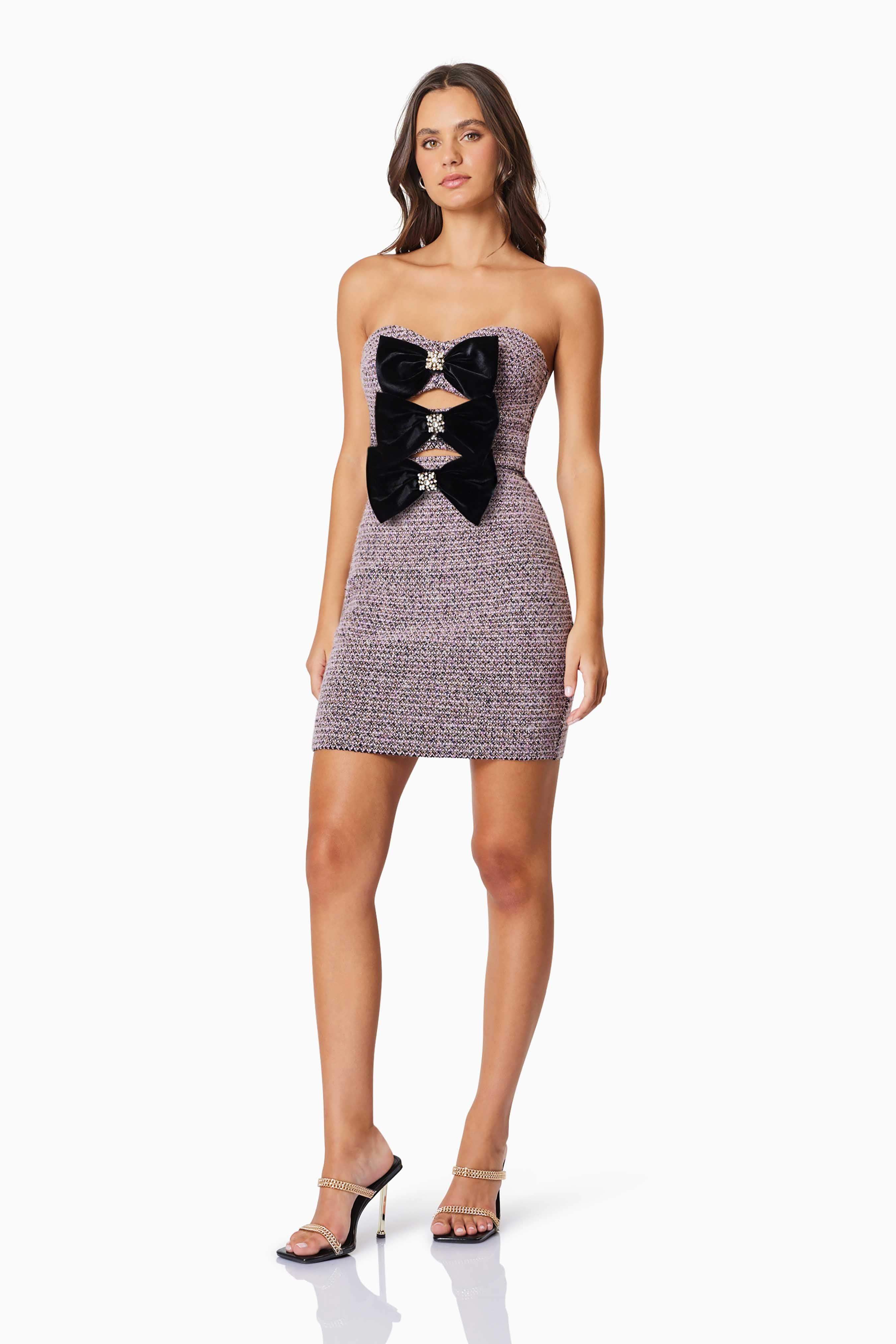 Magnolia Party Mini Dress In Purple - Image 4