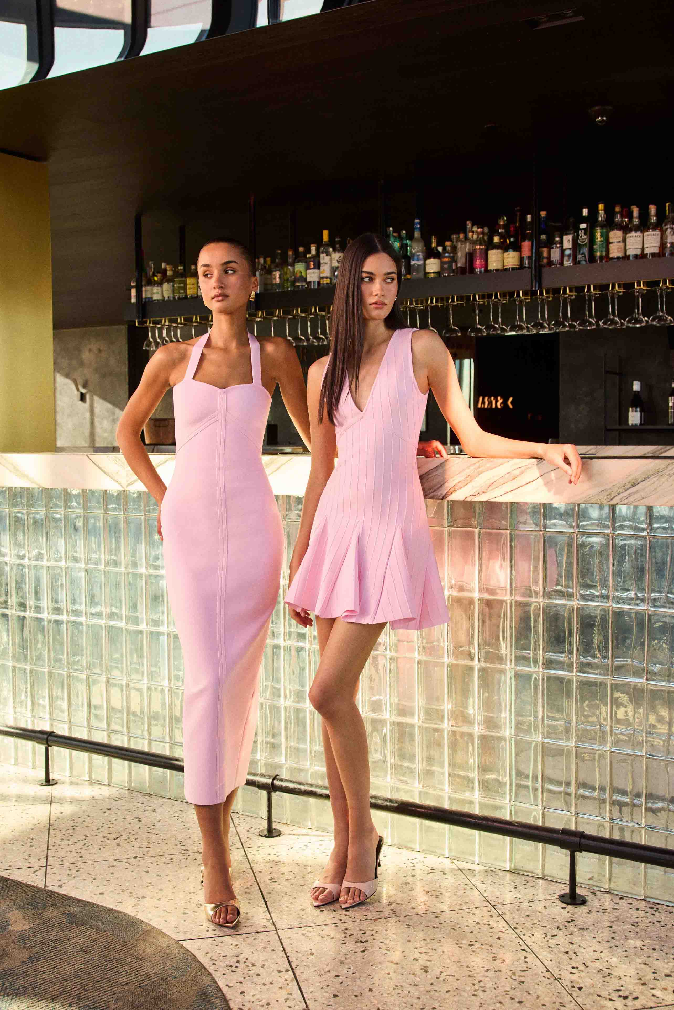 Marla Halter Gown in Pink - Image 7