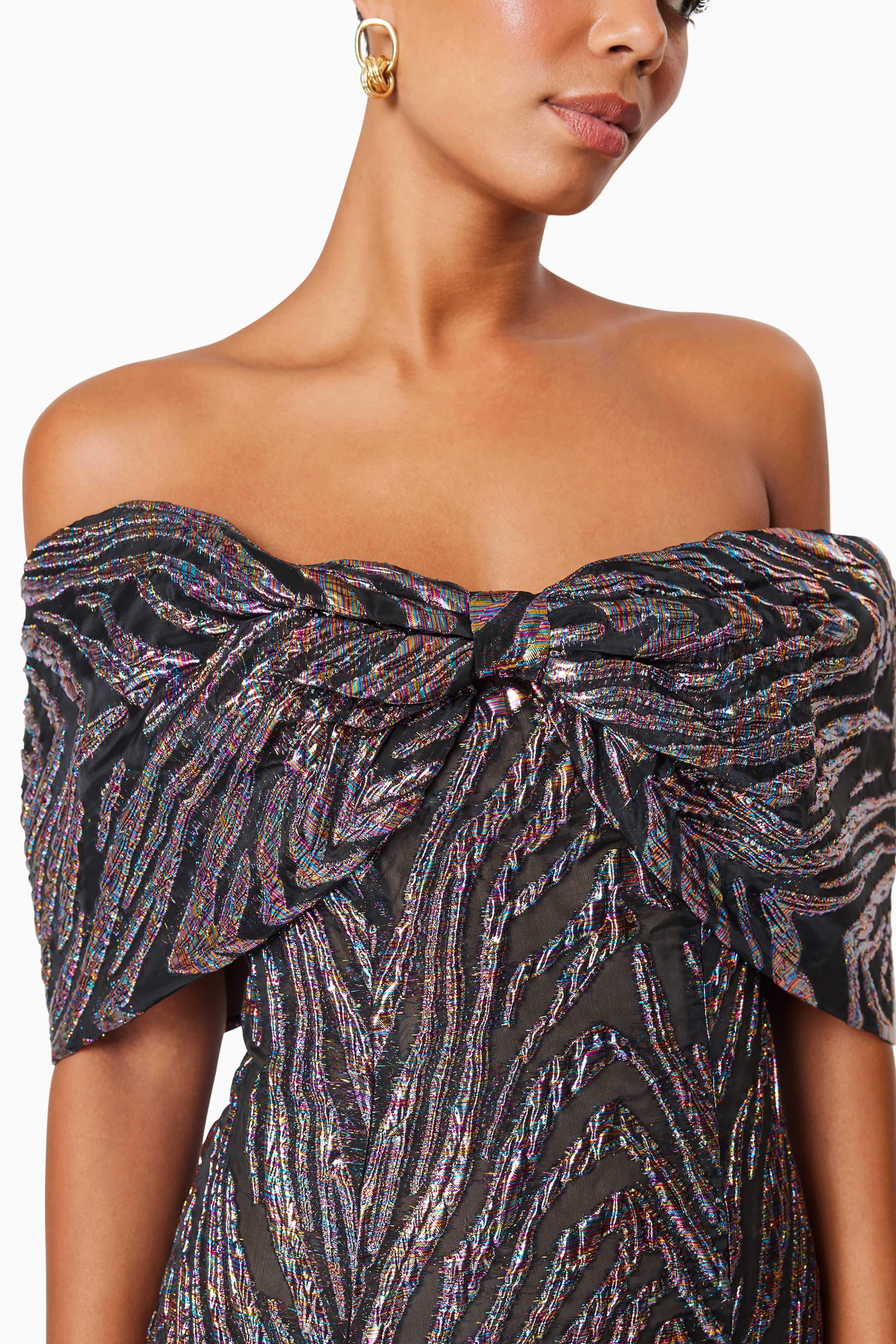 Mikayla Mini Party Dress In Purple - Image 6