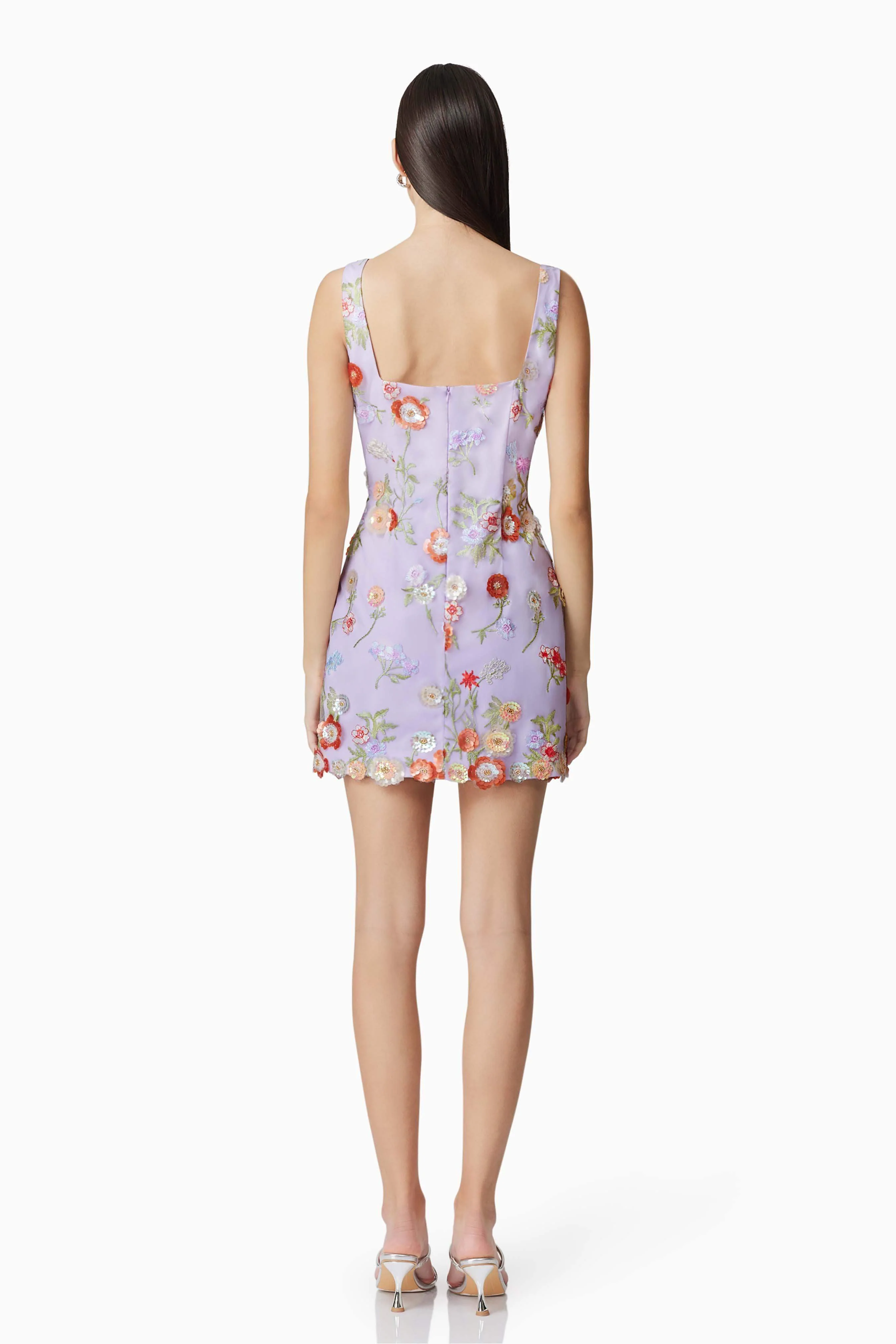 Naya Mini Dress in Purple - Image 5