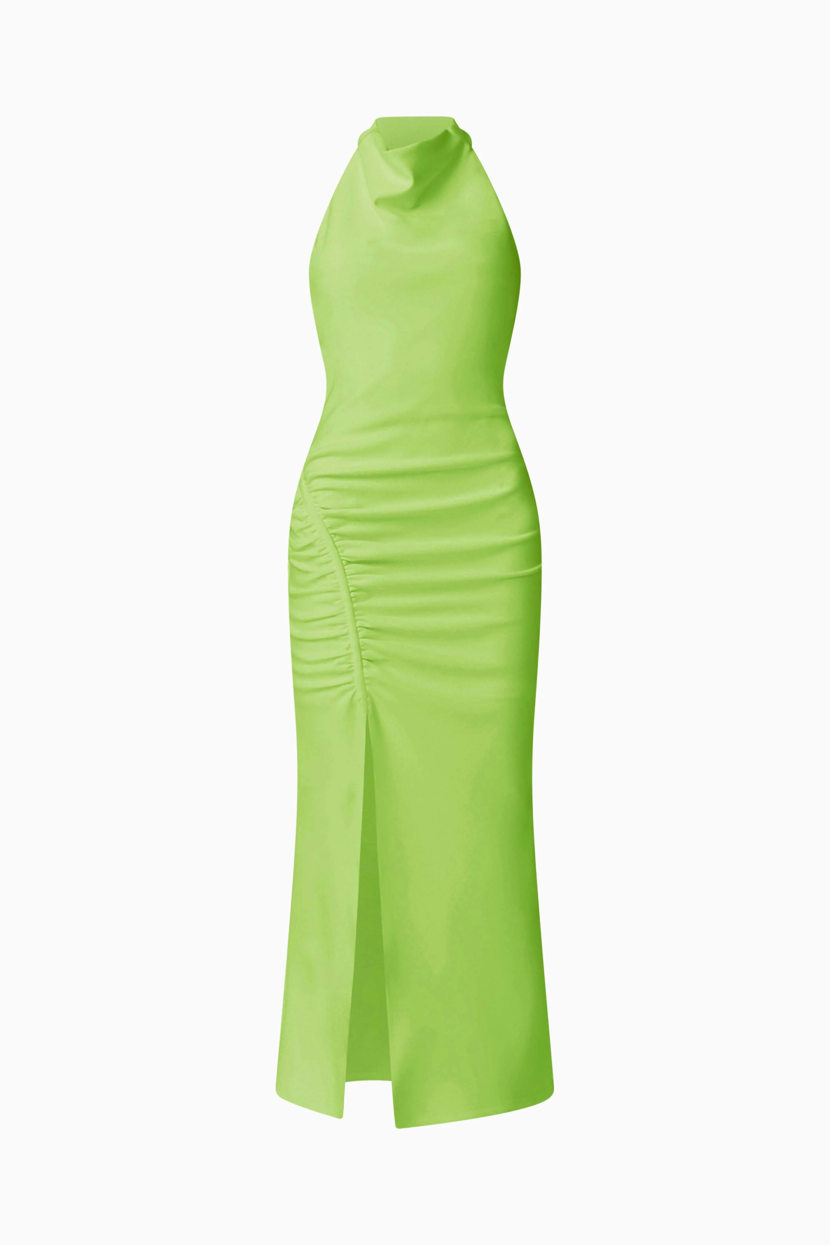 Nerissa Cowl Neck Maxi Dress in Green - Image 7
