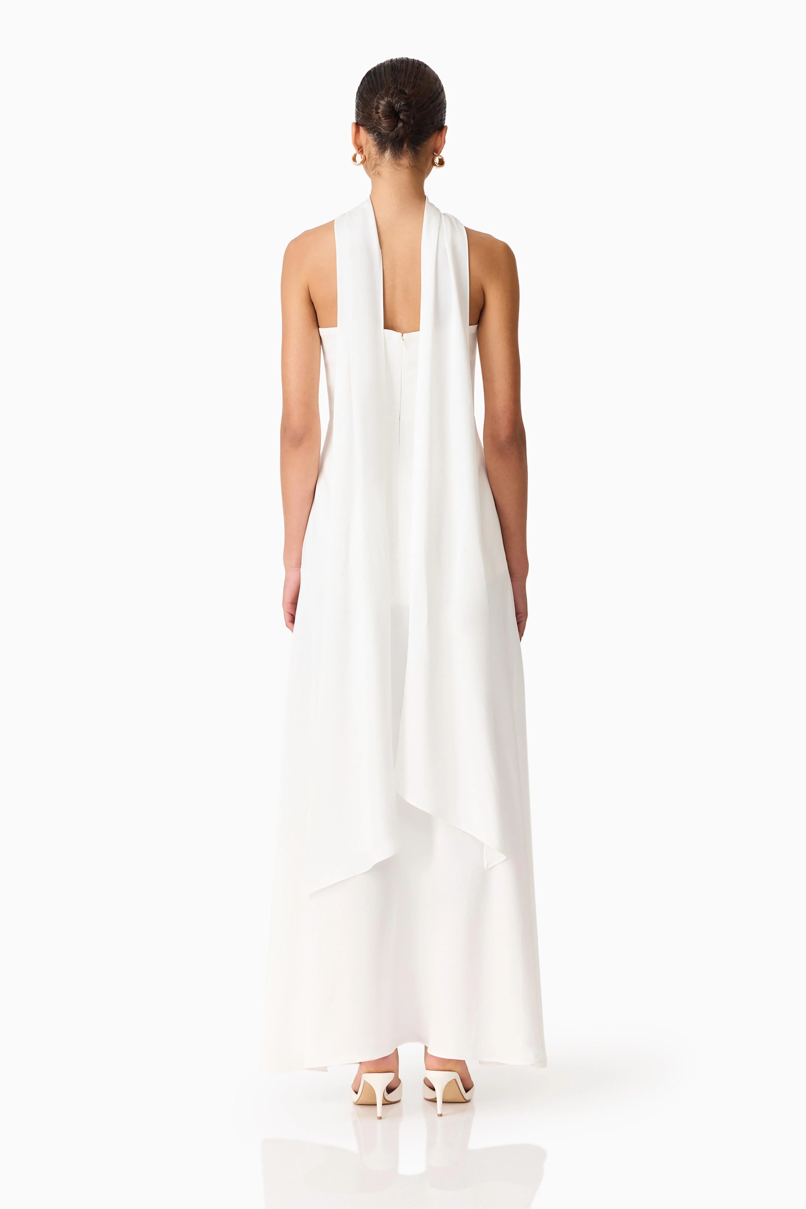 Noralyn Strapless Gown in White - Image 4