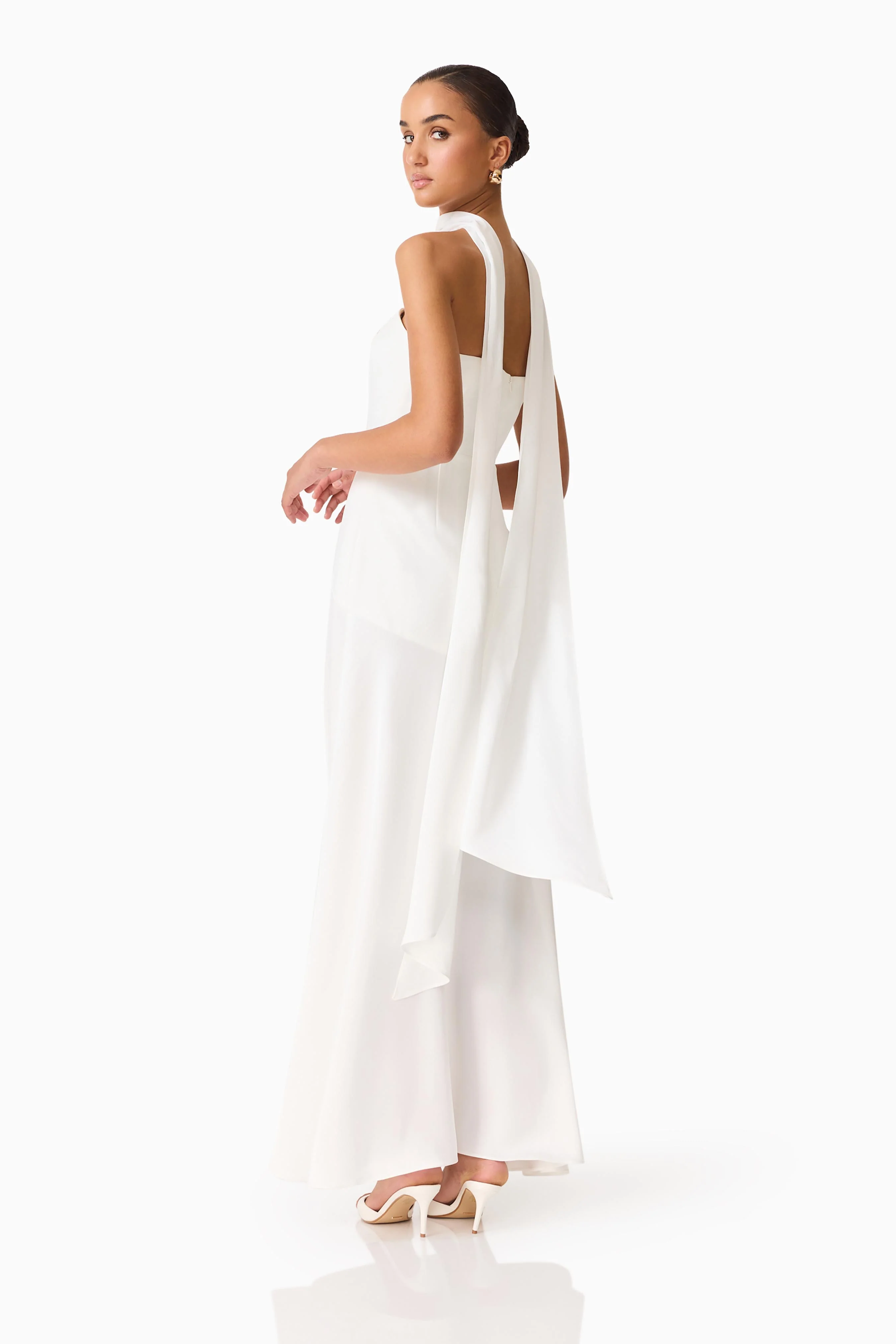 Noralyn Strapless Gown in White - Image 5