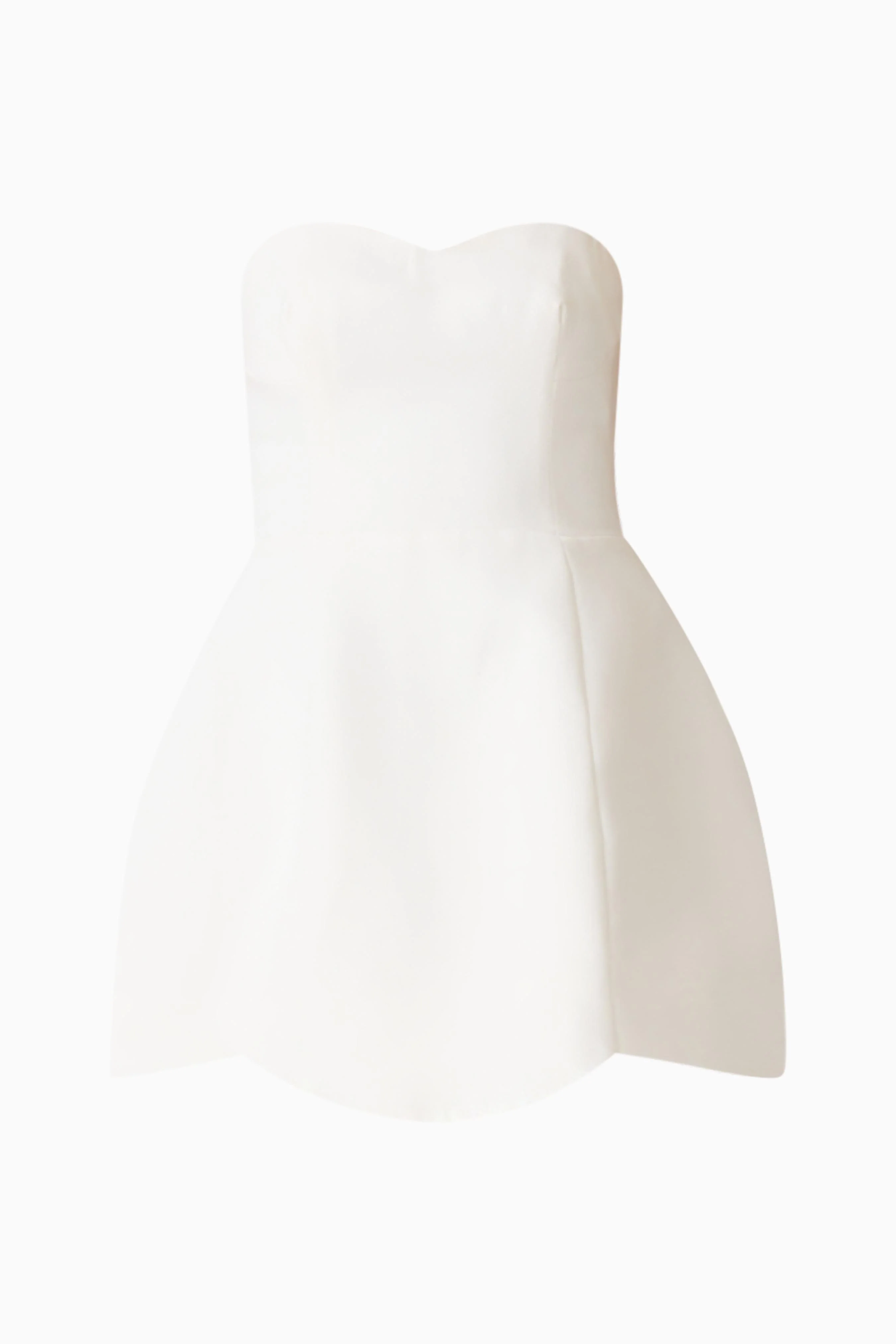 Noralyn Strapless Mini Dress in White - Image 8