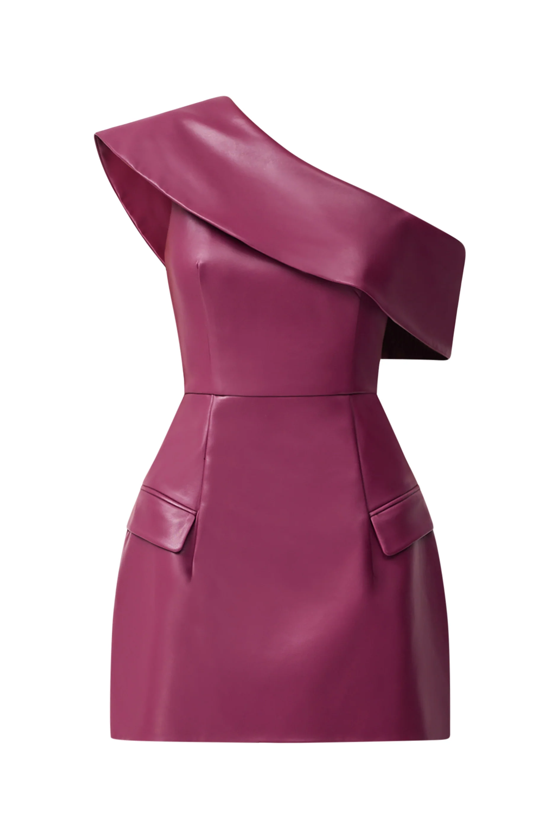 Nova Off The Shoulder Mini Dress in Purple - Image 7