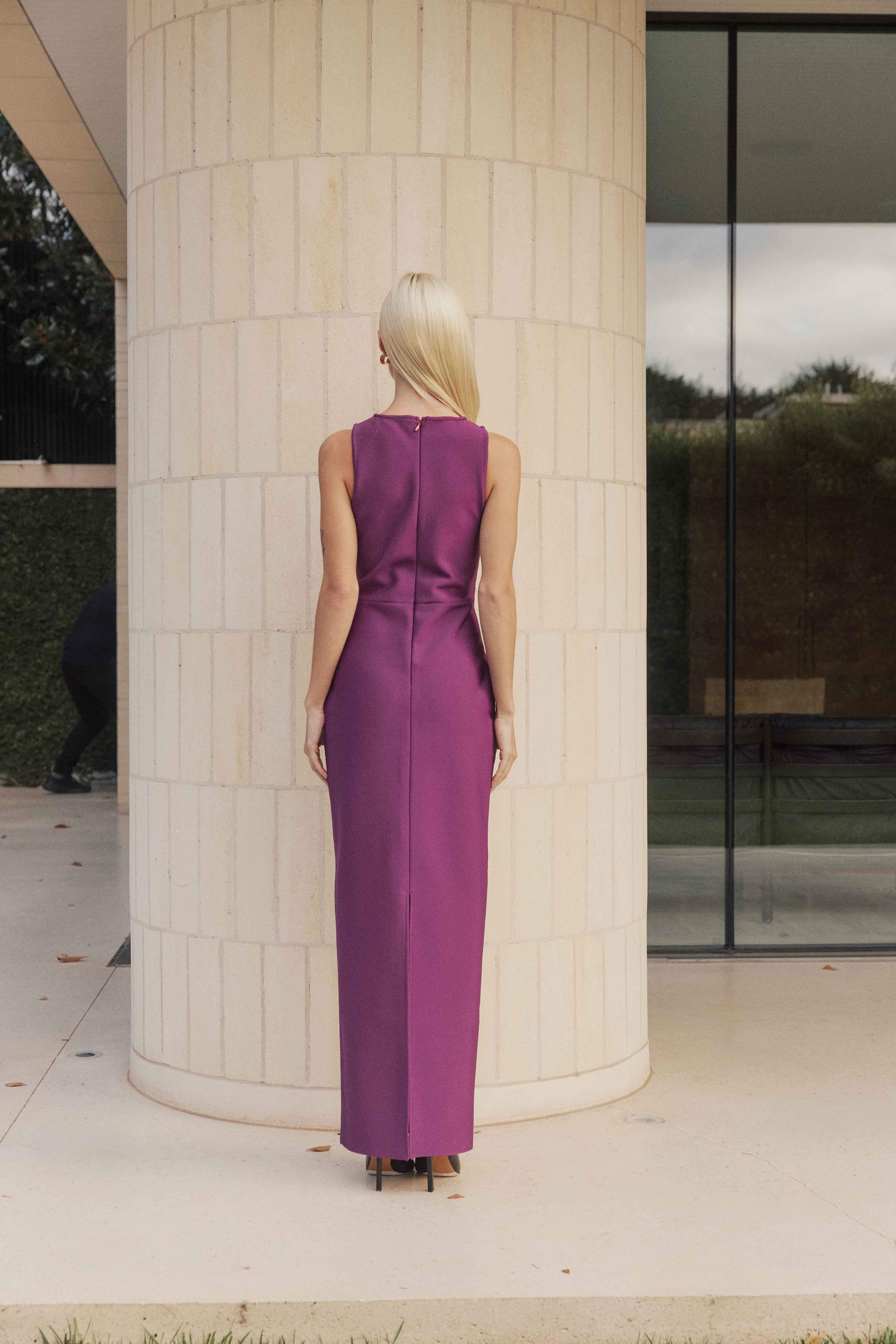 CURAAE Payton Maxi Dress in Purple - Image 10