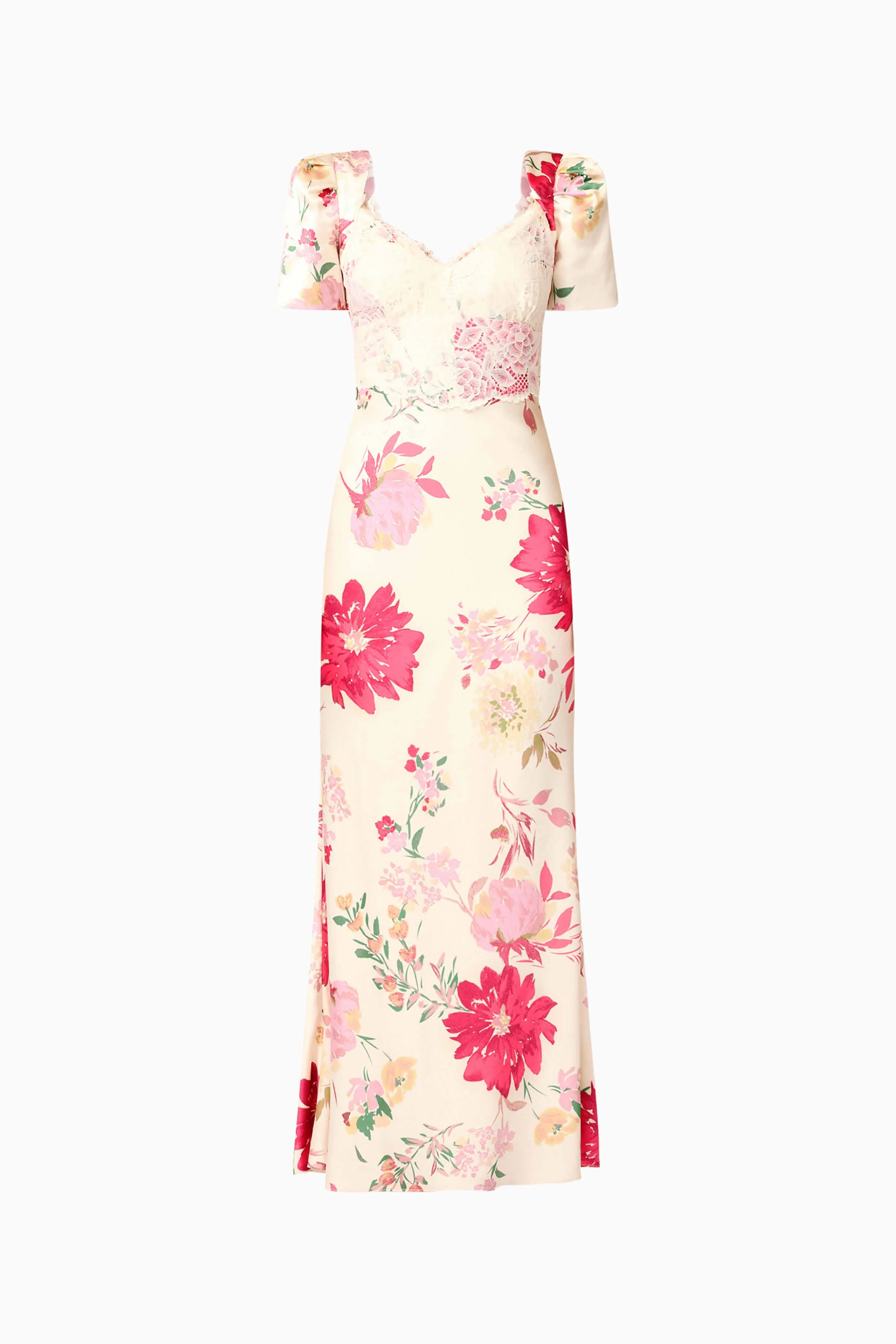 Rosalina Puff Sleeve Maxi Dress in Floral - Image 7